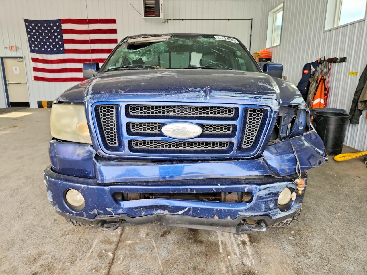2007 Ford F150 Supercrew Blue vin: 1FTPW14517FB65314