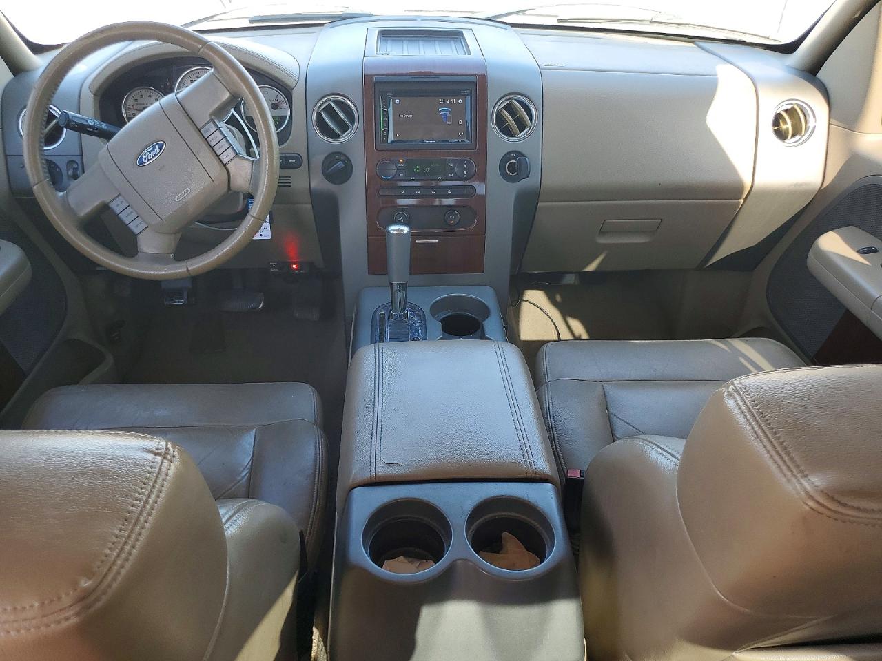 2007 Ford F150 Supercrew Cream vin: 1FTPW14517FB75129