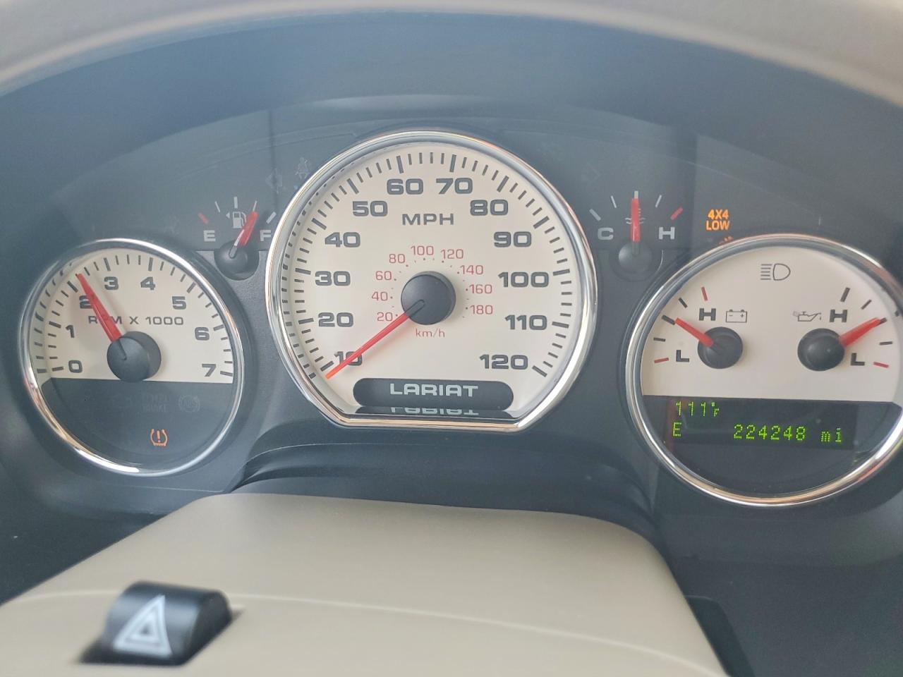 2007 Ford F150 Supercrew Cream vin: 1FTPW14517FB75129