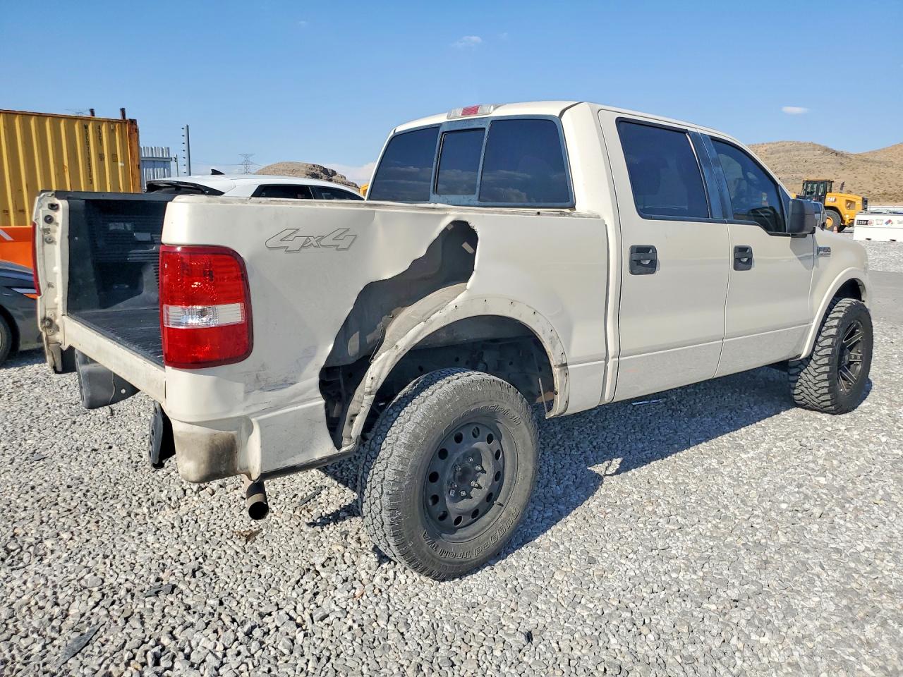 2007 Ford F150 Supercrew Cream vin: 1FTPW14517FB75129