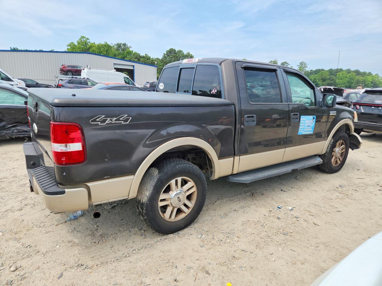 2007 Ford F150 Supercrew Gray vin: 1FTPW14517KB02026