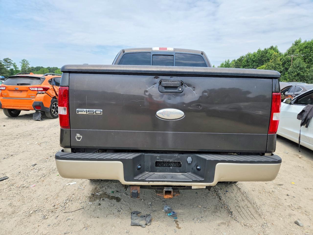 2007 Ford F150 Supercrew Gray vin: 1FTPW14517KB02026