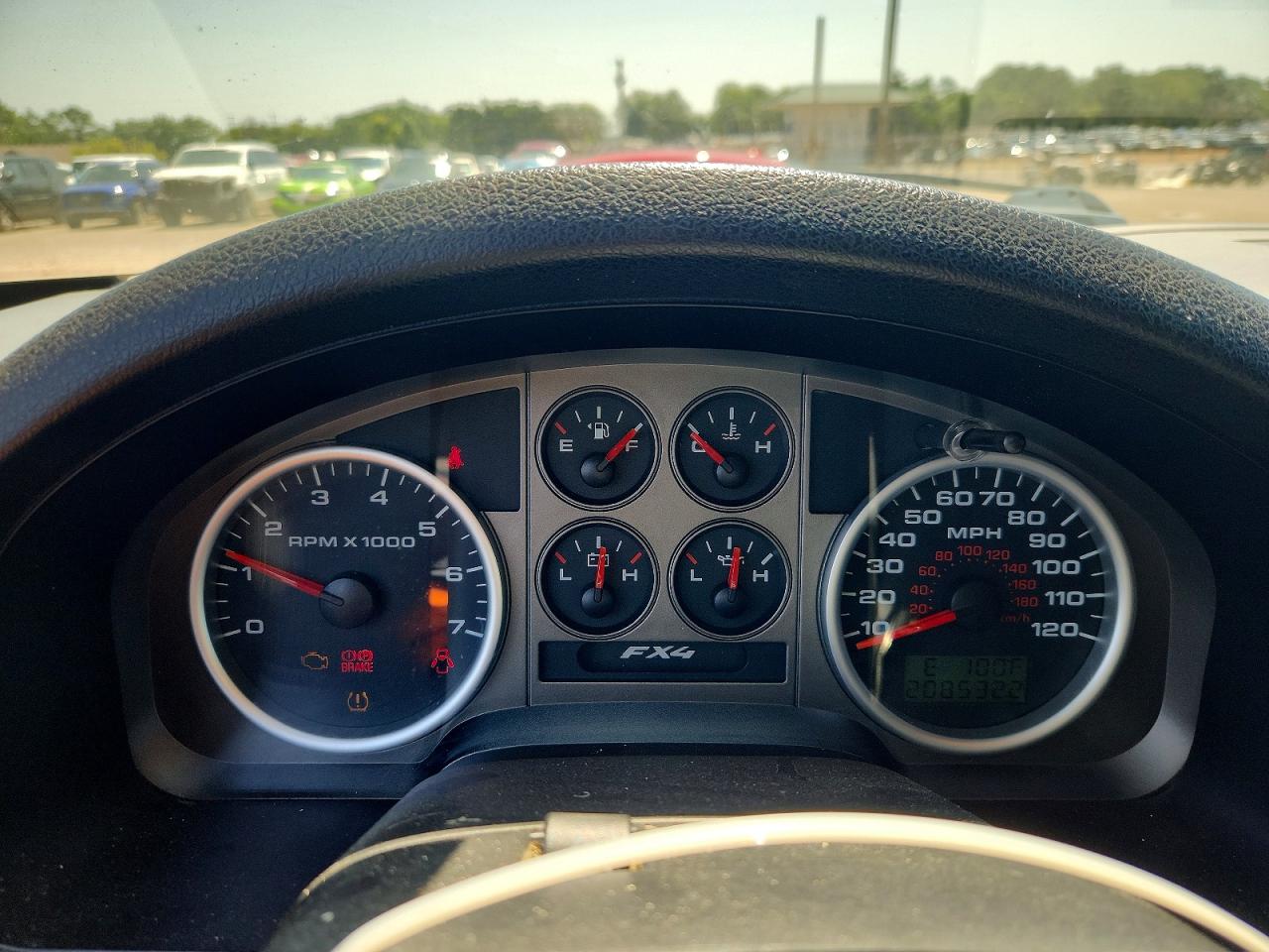 2007 Ford F150 Supercrew Red vin: 1FTPW14517KC11053