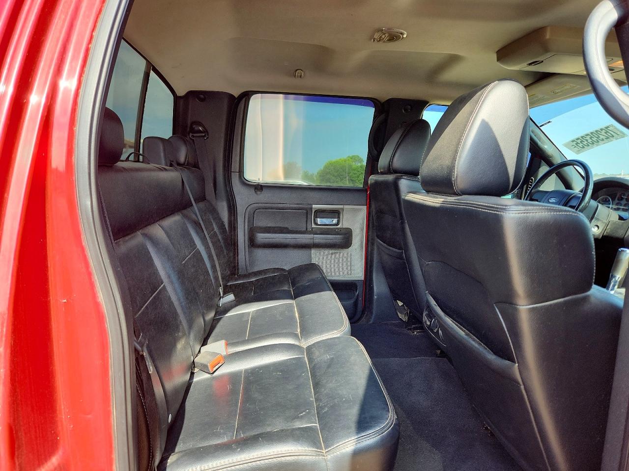 2007 Ford F150 Supercrew Red vin: 1FTPW14517KC11053