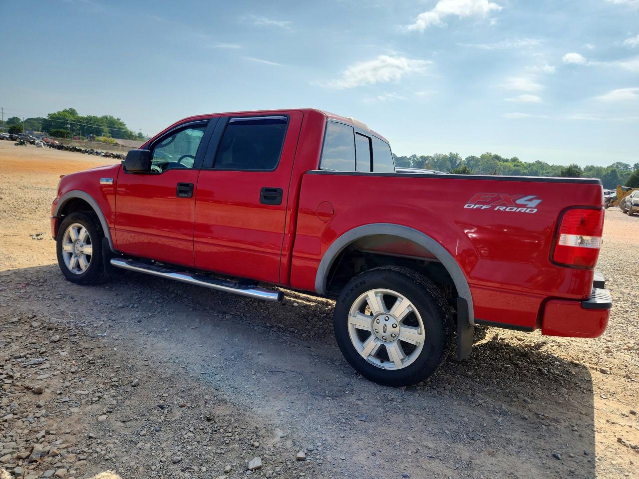 2007 Ford F150 Supercrew Red vin: 1FTPW14517KC11053