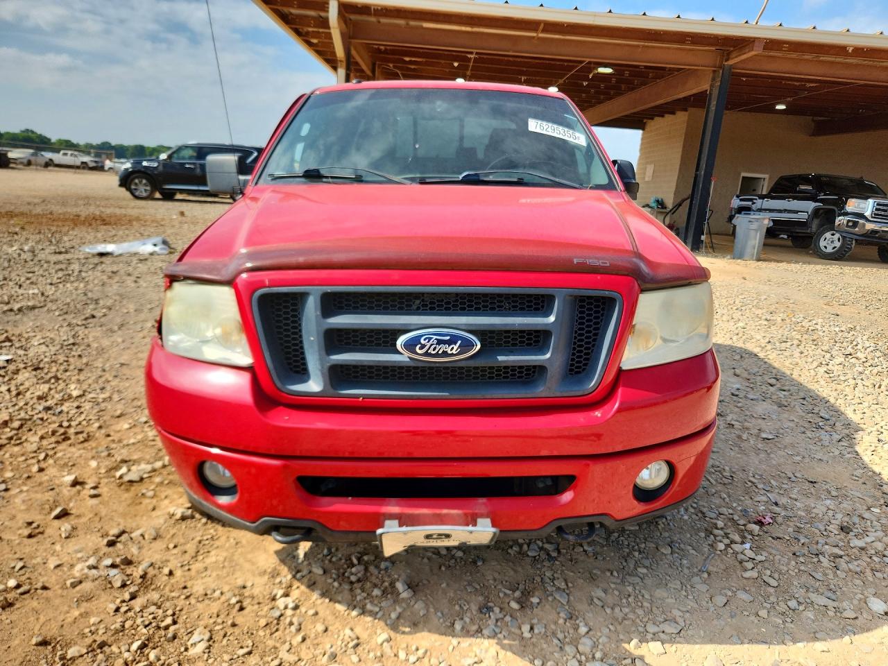 2007 Ford F150 Supercrew Red vin: 1FTPW14517KC11053