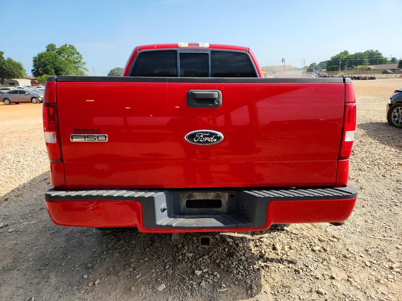 2007 Ford F150 Supercrew Red vin: 1FTPW14517KC11053