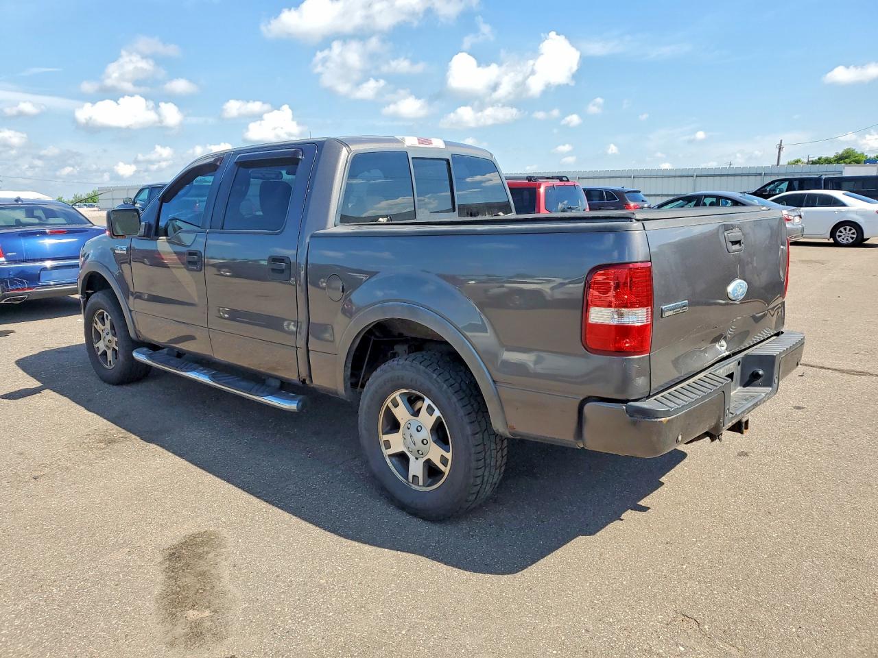 2007 Ford F150 Supercrew Gray vin: 1FTPW14517KC58180