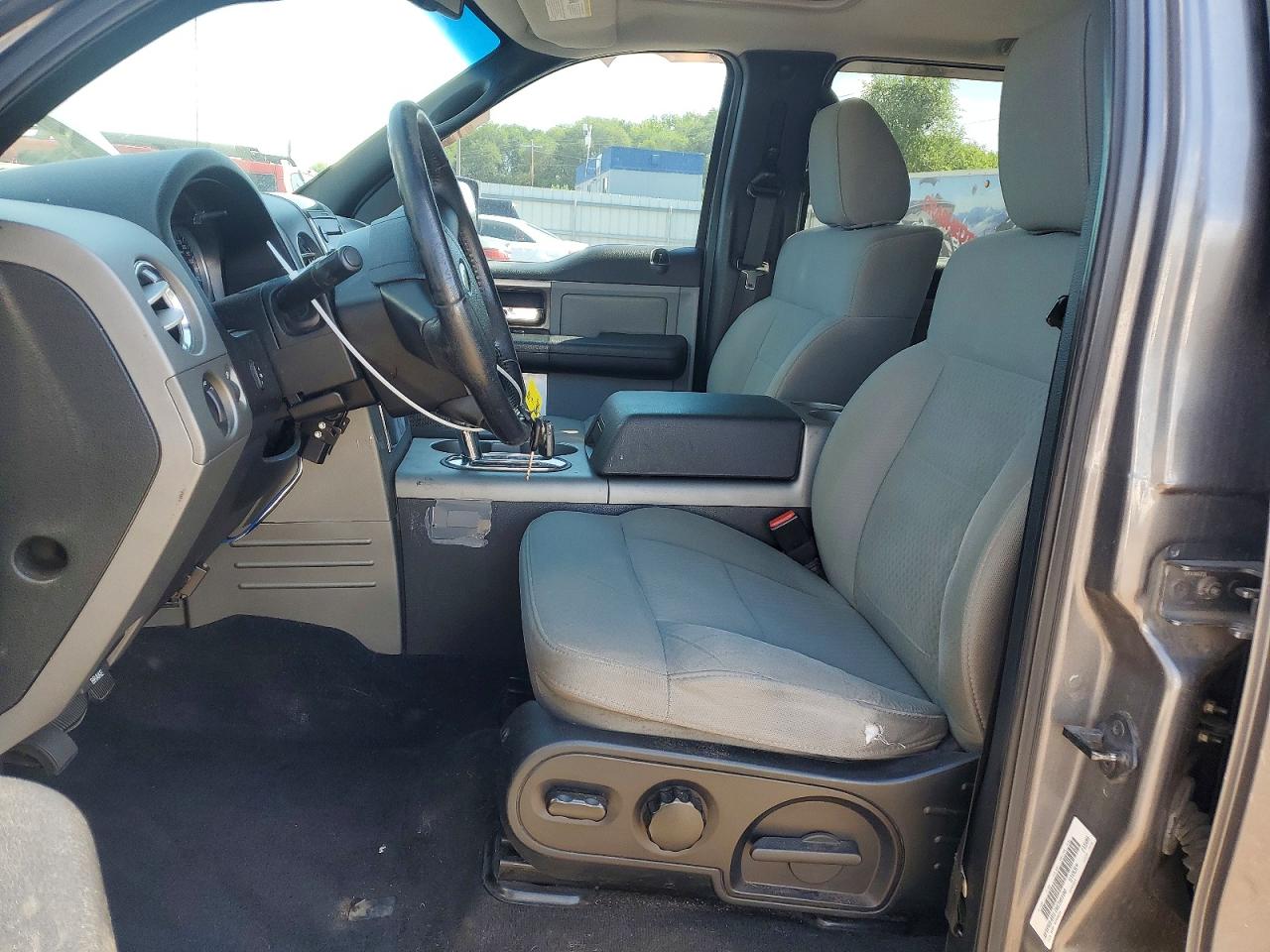 2007 Ford F150 Supercrew Gray vin: 1FTPW14517KC58180