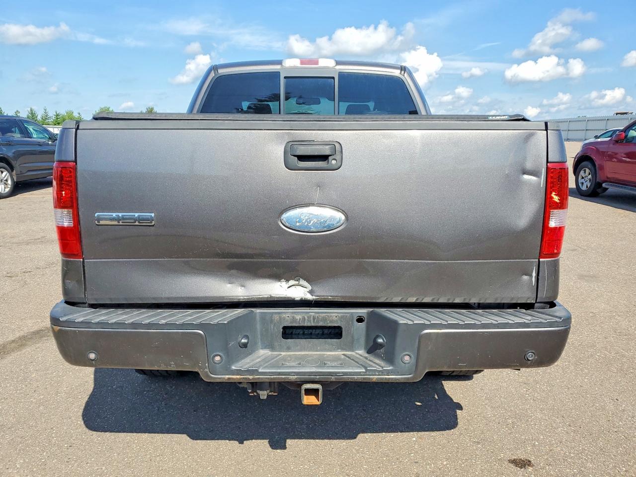 2007 Ford F150 Supercrew Gray vin: 1FTPW14517KC58180