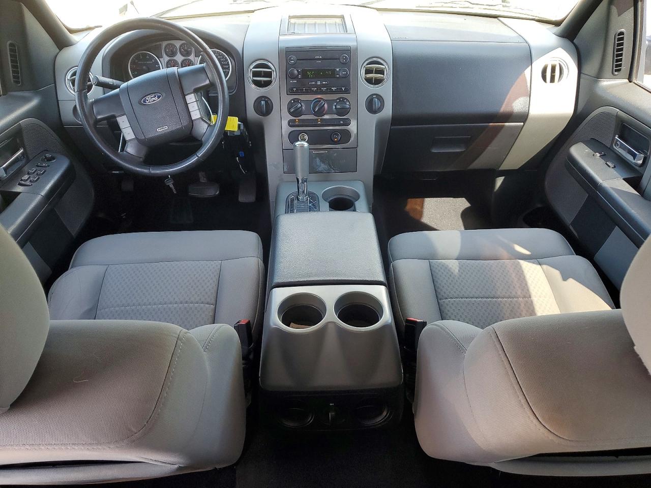 2007 Ford F150 Supercrew Gray vin: 1FTPW14517KC58180
