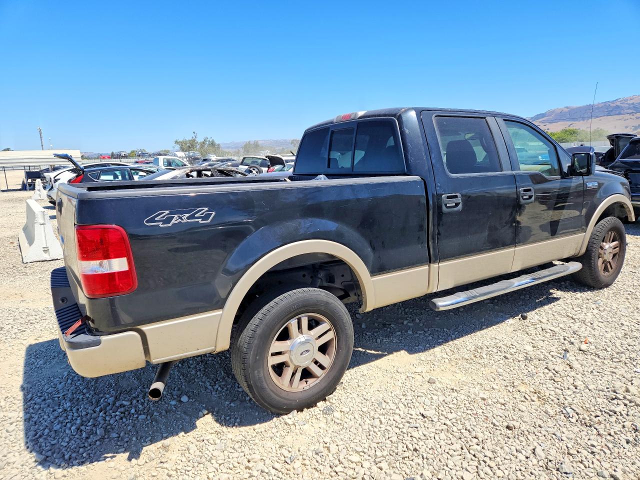 2007 Ford F150 Supercrew Черный vin: 1FTPW14517KD01450