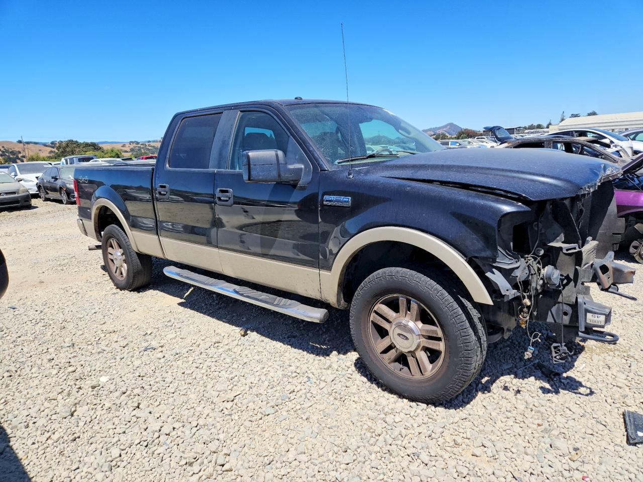 2007 Ford F150 Supercrew Черный vin: 1FTPW14517KD01450
