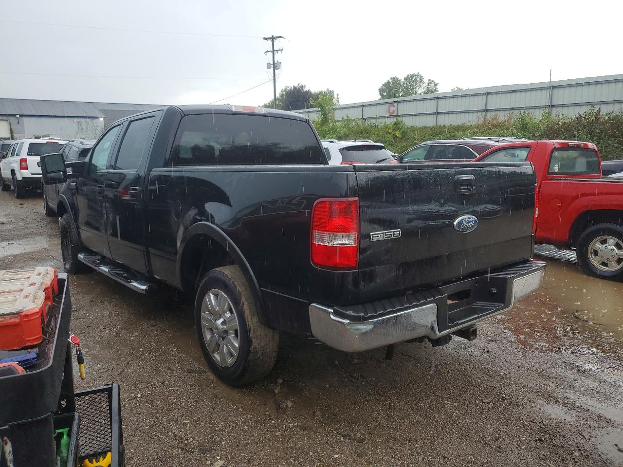 2008 Ford F150 Supercrew Black vin: 1FTPW14518FA32618