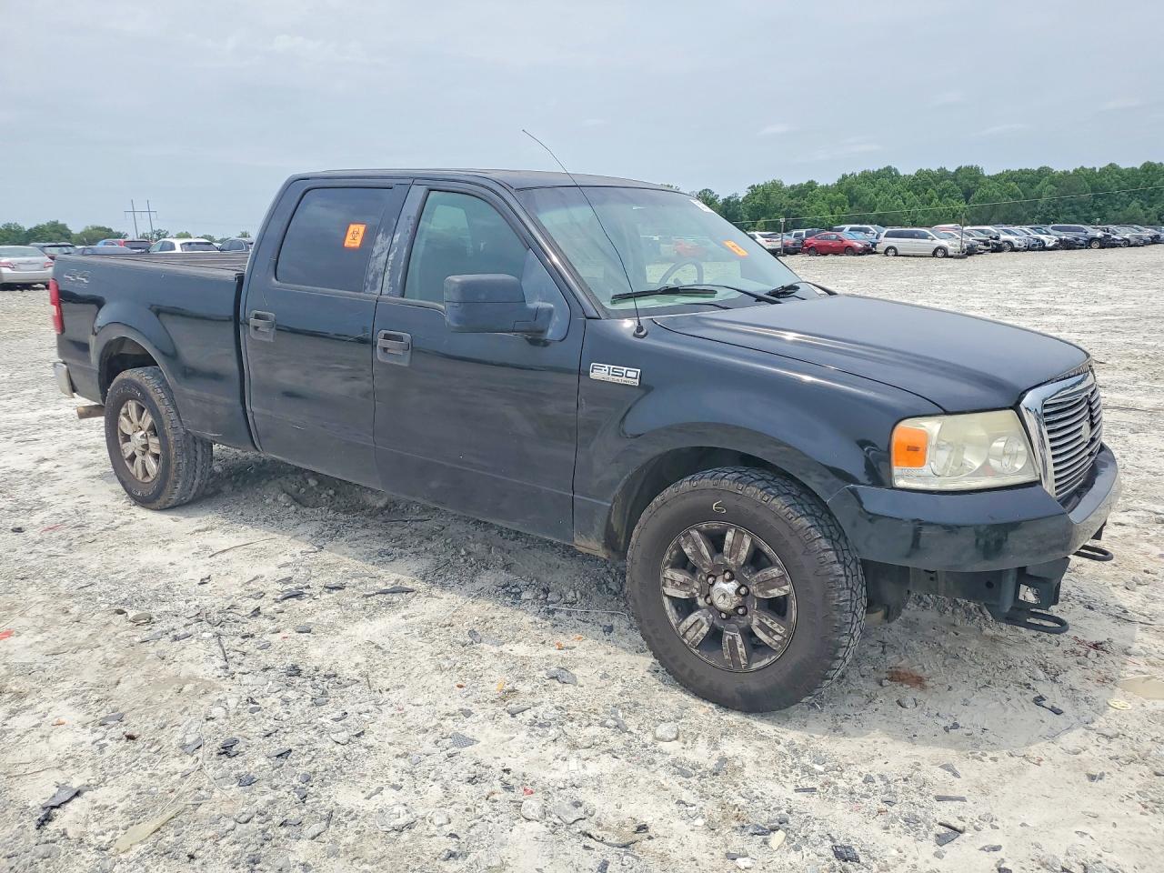 2008 Ford F150 Supercrew Black vin: 1FTPW14518FB05664