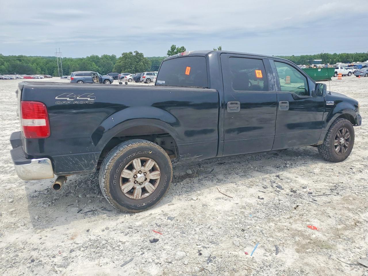 2008 Ford F150 Supercrew Black vin: 1FTPW14518FB05664