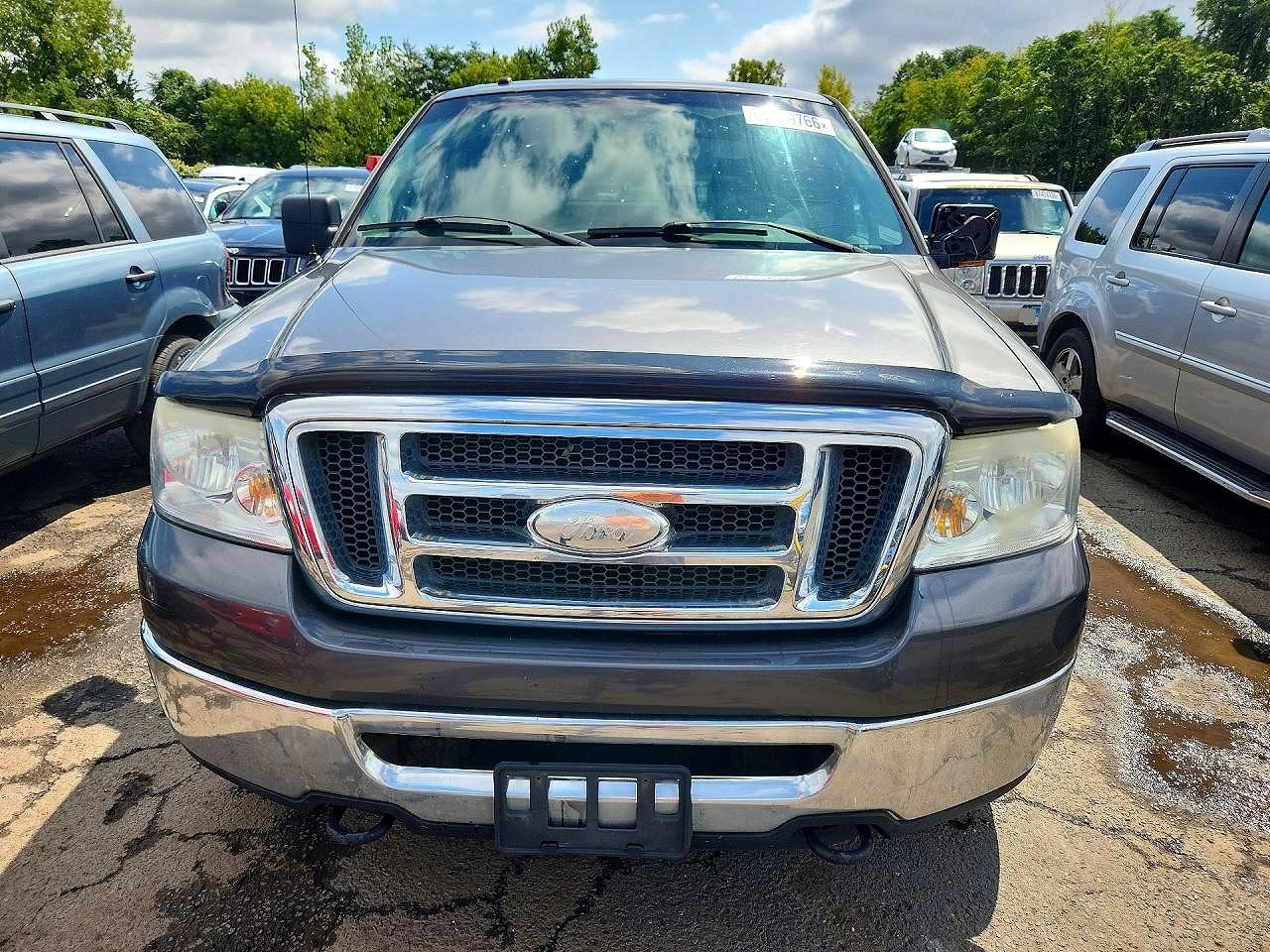 2008 Ford F150 Supercrew Gray vin: 1FTPW14518FB77898