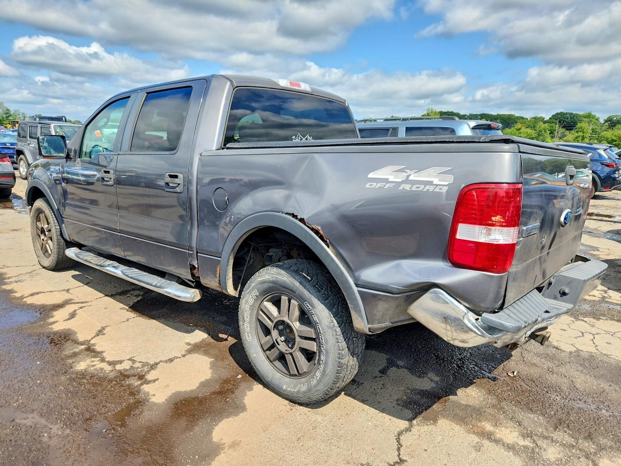 2008 Ford F150 Supercrew Gray vin: 1FTPW14518FB77898