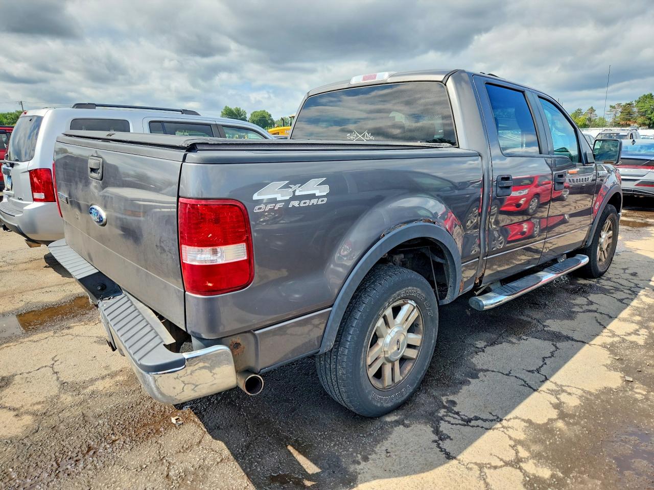 2008 Ford F150 Supercrew Gray vin: 1FTPW14518FB77898