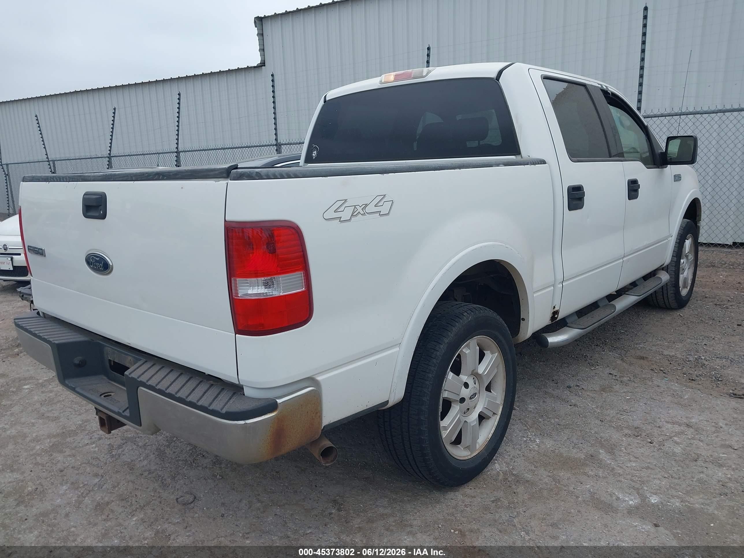 2004 Ford F-150 Fx4/lariat/xlt White vin: 1FTPW14524FA12808