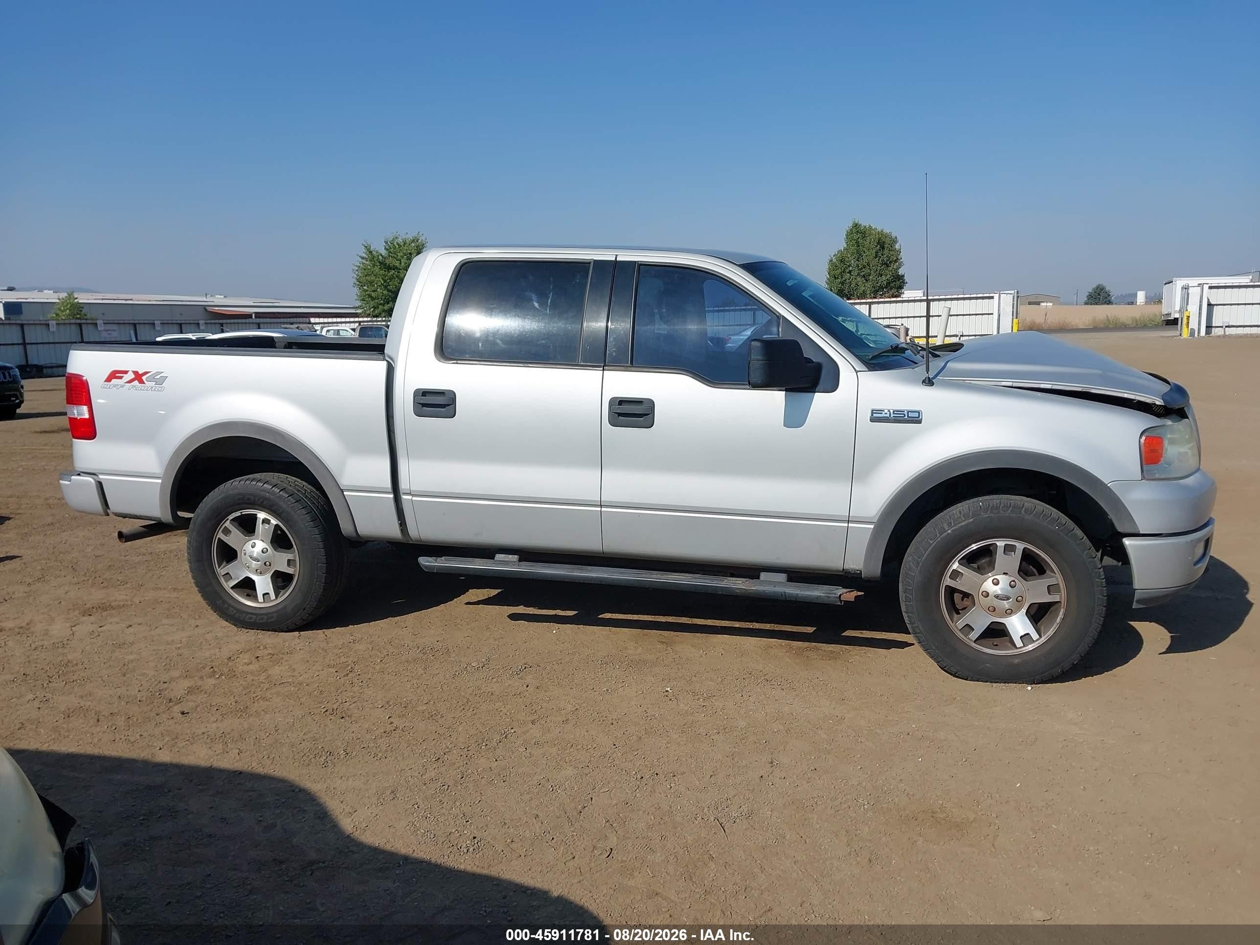 2004 Ford F-150 Fx4/lariat/xlt Silver vin: 1FTPW14524KB44782