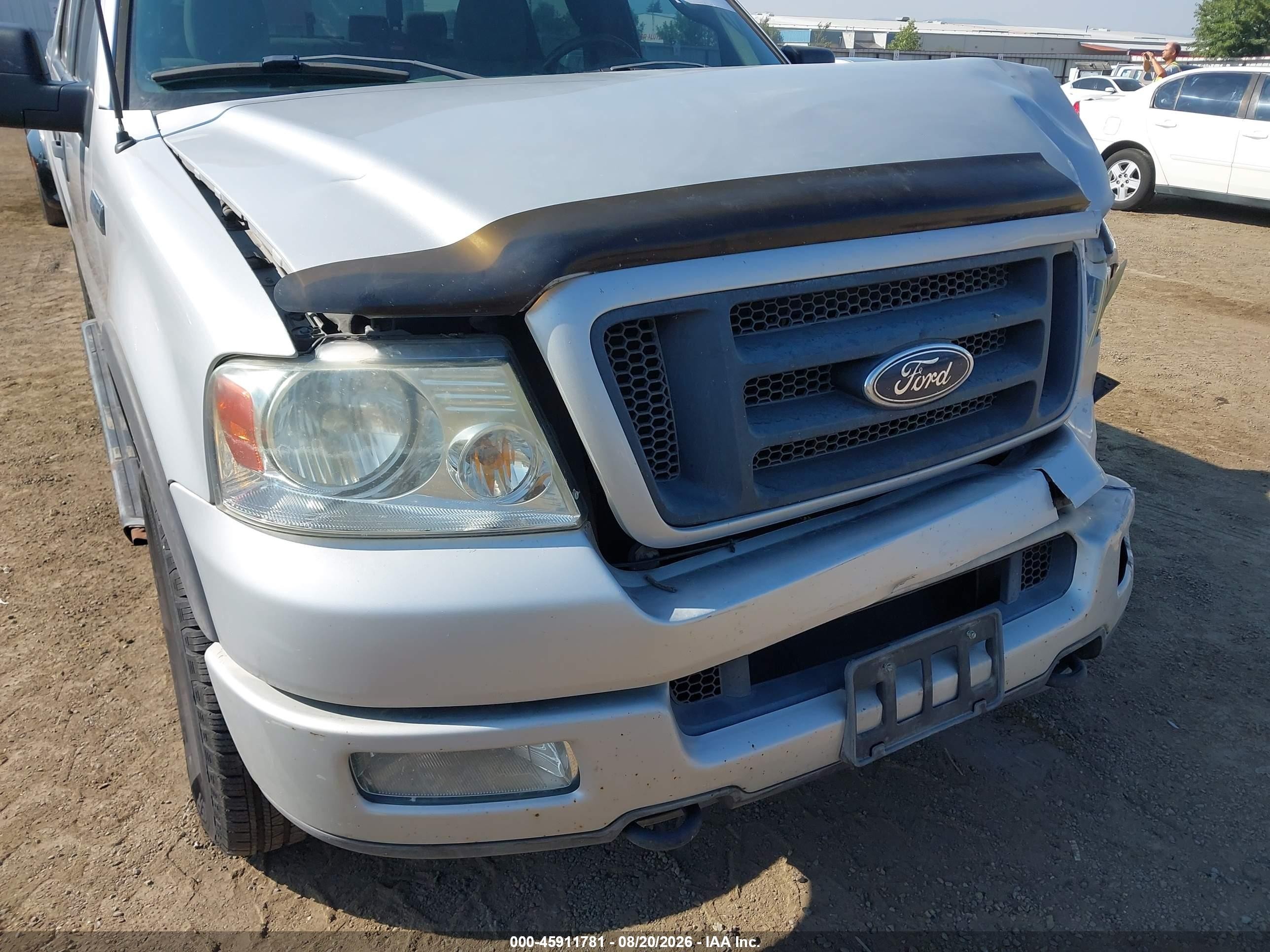 2004 Ford F-150 Fx4/lariat/xlt Silver vin: 1FTPW14524KB44782