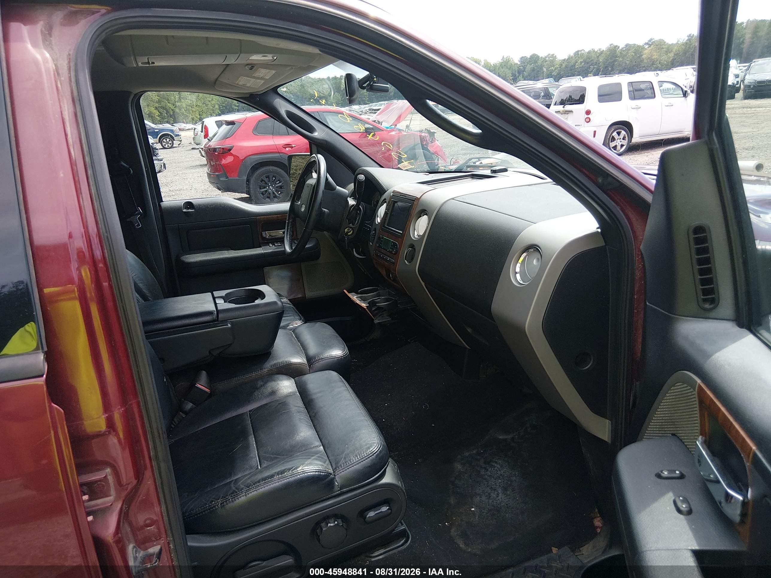 2004 Ford F150 Supercrew Maroon vin: 1FTPW14524KB93268