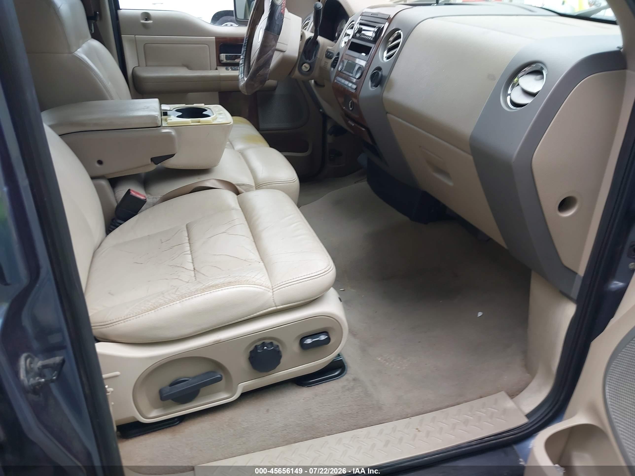 2004 Ford F-150 Fx4/lariat/xlt Blue vin: 1FTPW14524KC25233