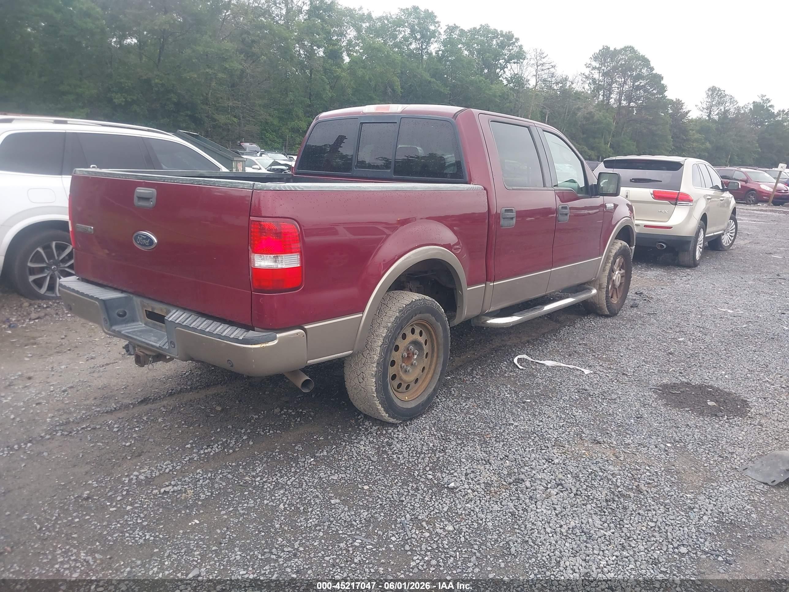 2004 Ford F-150 Fx4/lariat/xlt Темно-бордовый vin: 1FTPW14524KC45157