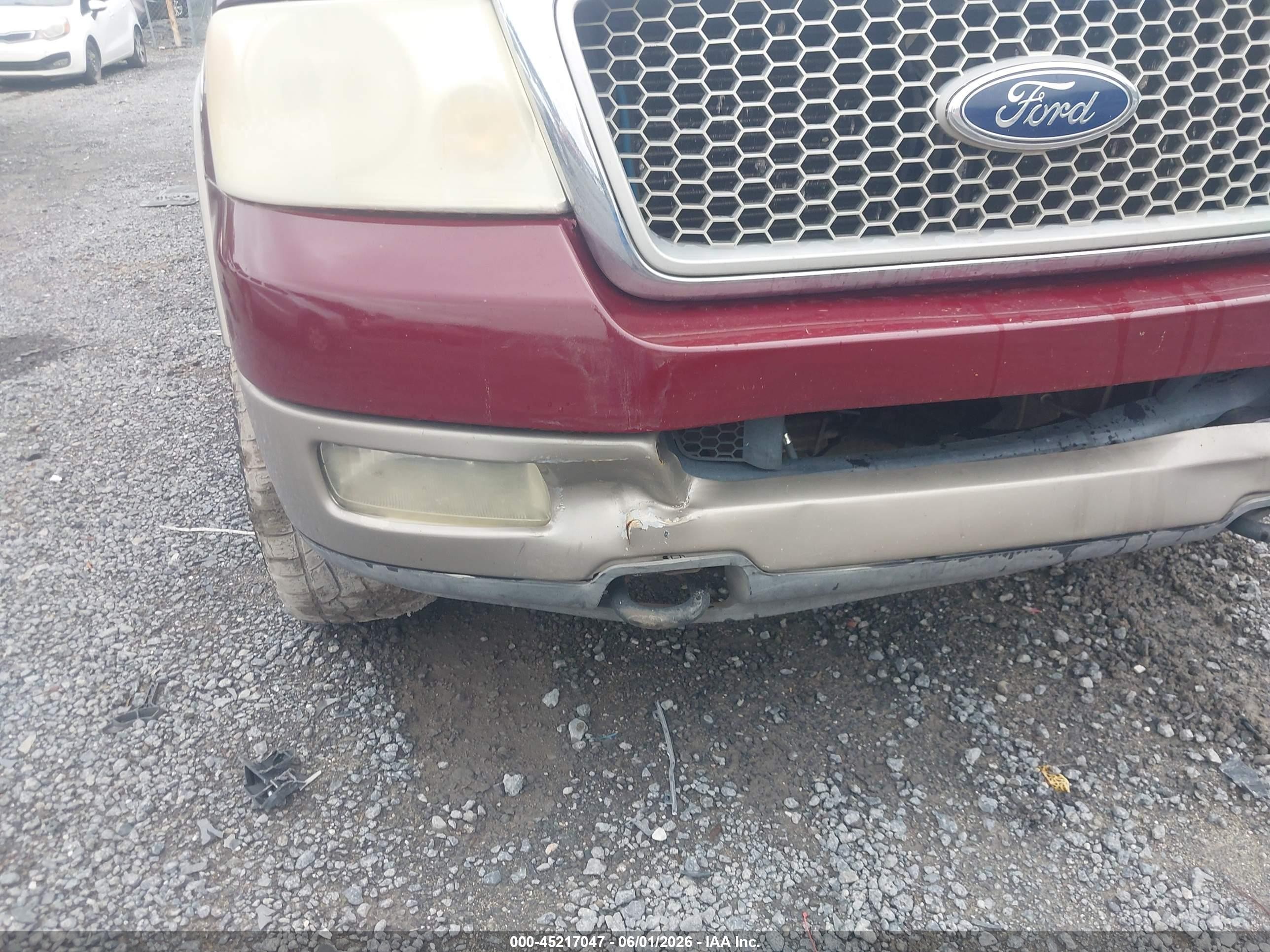 2004 Ford F-150 Fx4/lariat/xlt Темно-бордовый vin: 1FTPW14524KC45157