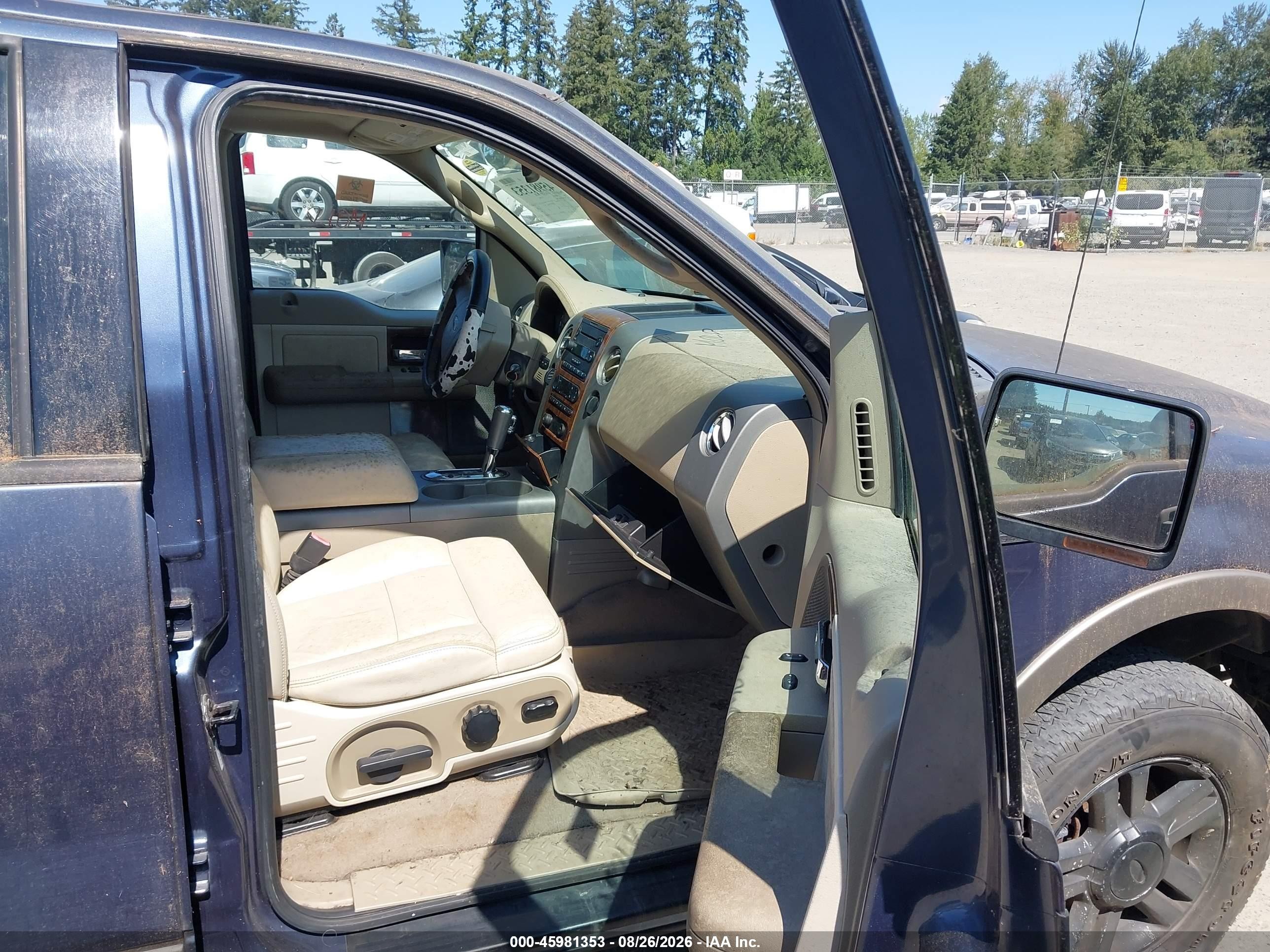 2004 Ford F-150 Fx4/lariat/xlt Blue vin: 1FTPW14524KC57647