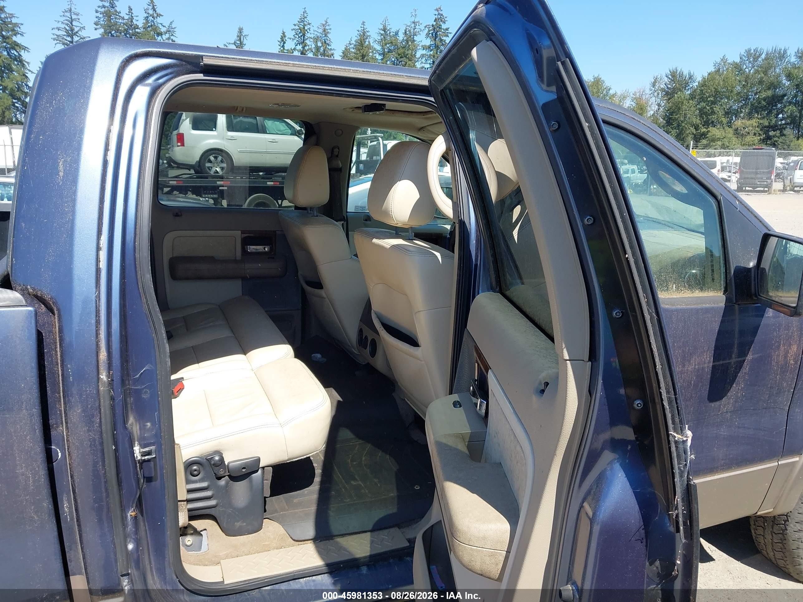 2004 Ford F-150 Fx4/lariat/xlt Blue vin: 1FTPW14524KC57647