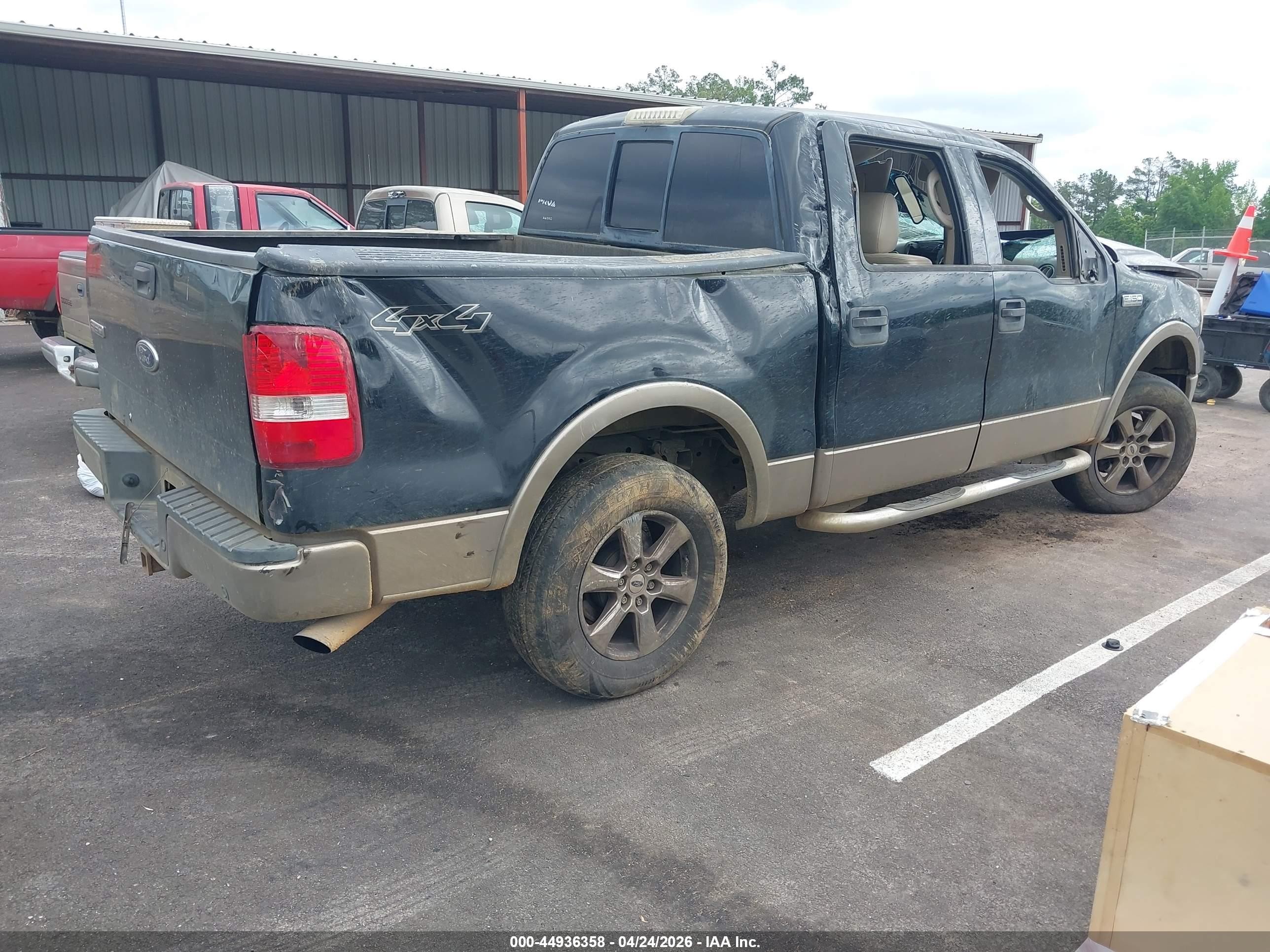 2004 Ford F-150 Fx4/lariat/xlt Black vin: 1FTPW14524KC64114