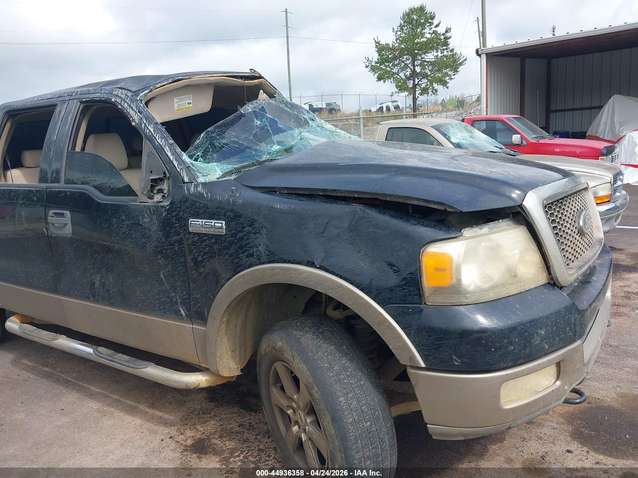 2004 Ford F-150 Fx4/lariat/xlt Black vin: 1FTPW14524KC64114
