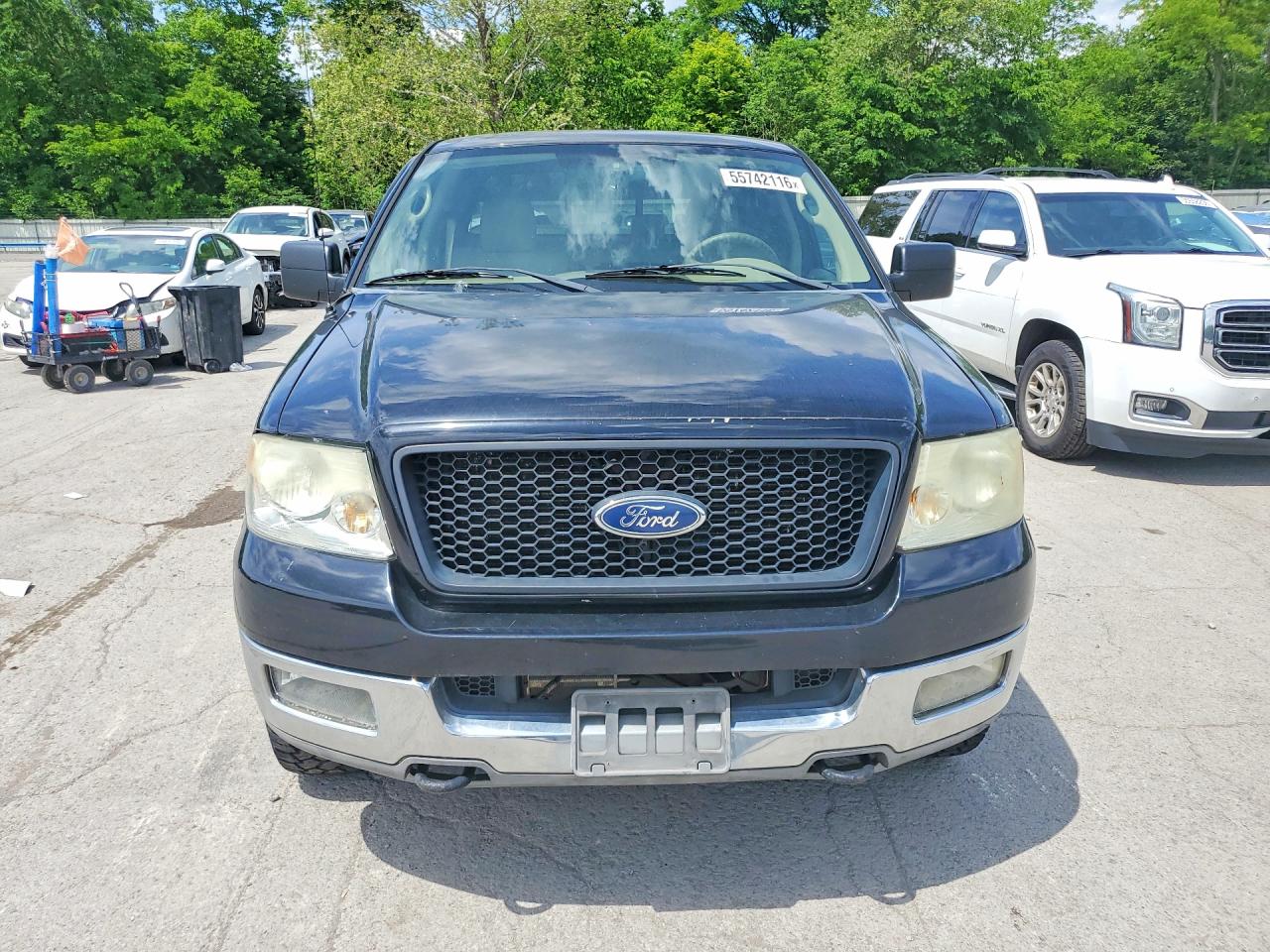 2004 Ford F150 Supercrew Black vin: 1FTPW14524KC79440