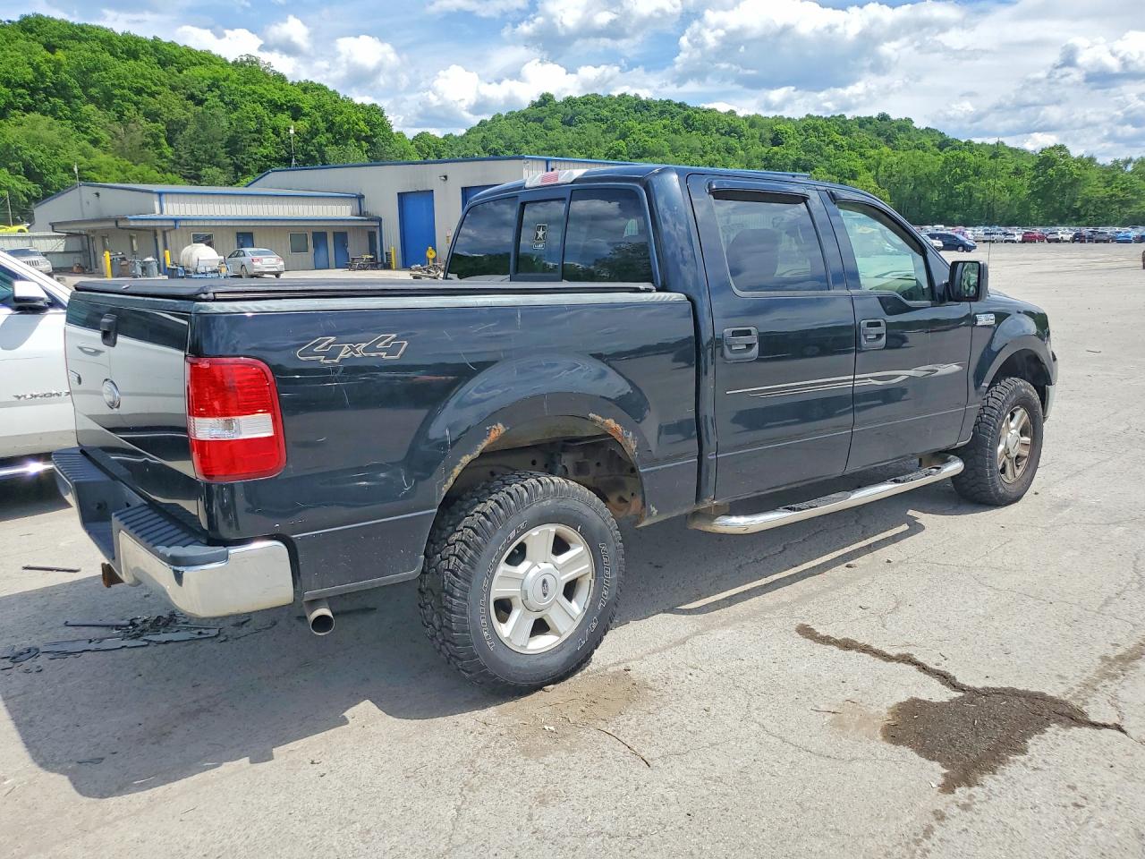 2004 Ford F150 Supercrew Black vin: 1FTPW14524KC79440