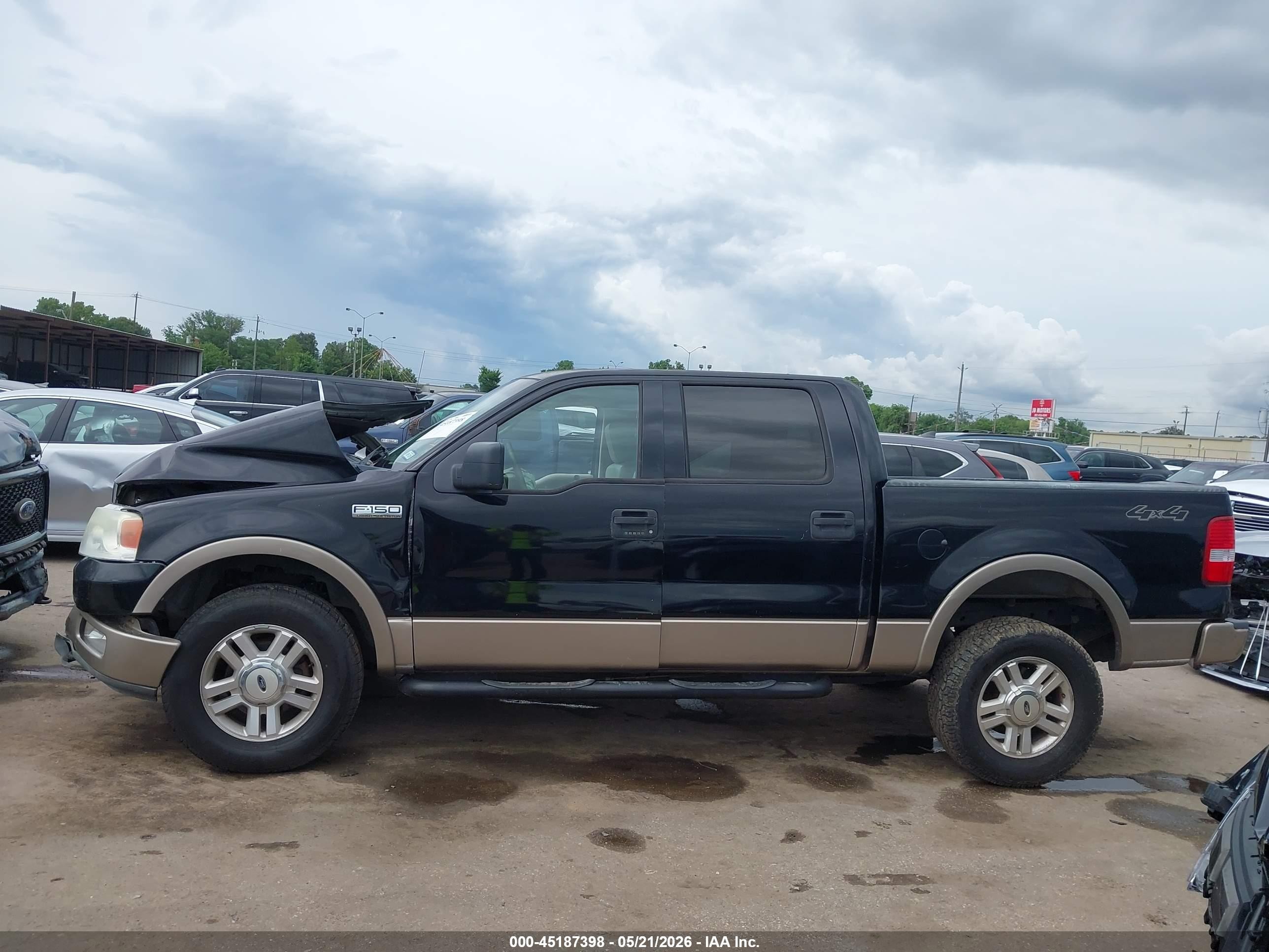 2004 Ford F-150 Fx4/lariat/xlt Black vin: 1FTPW14524KD20861