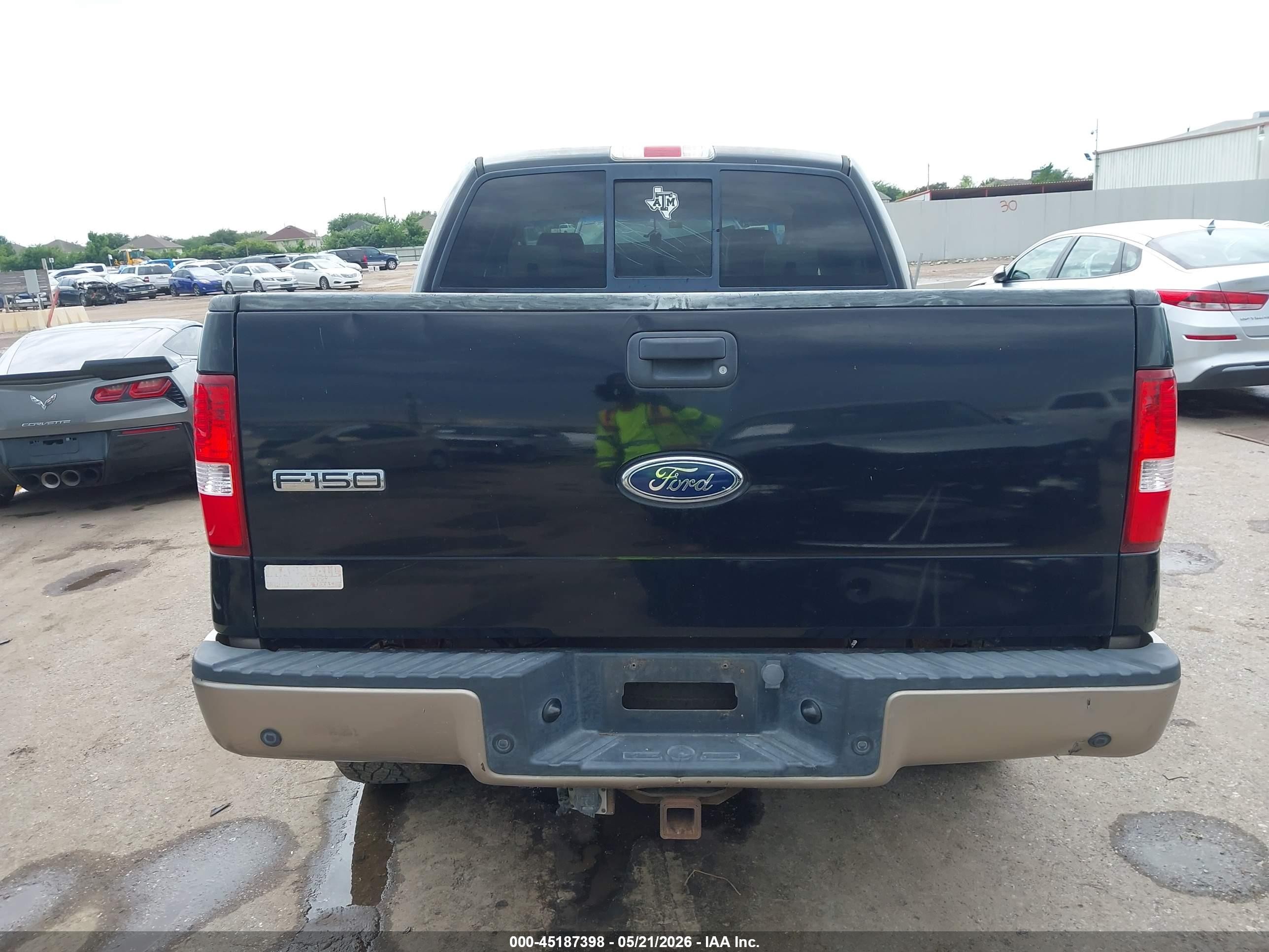 2004 Ford F-150 Fx4/lariat/xlt Black vin: 1FTPW14524KD20861