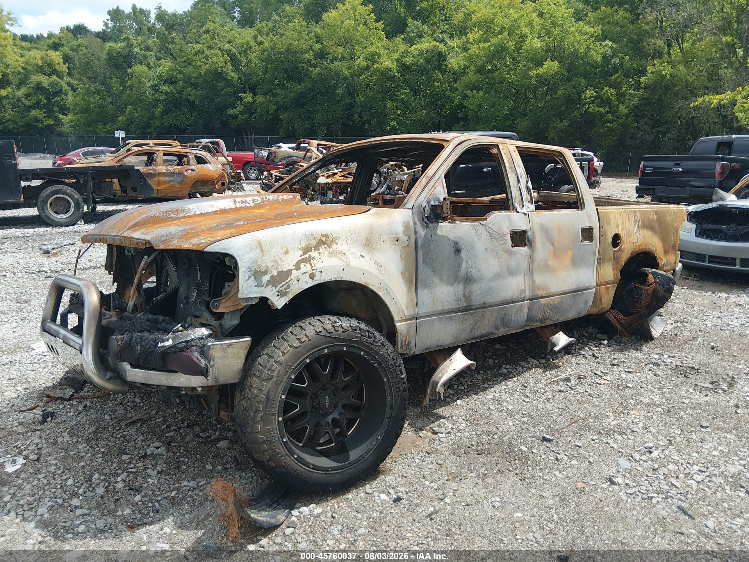 2004 Ford F-150 Fx4/lariat/xlt Белый vin: 1FTPW14524KD43850