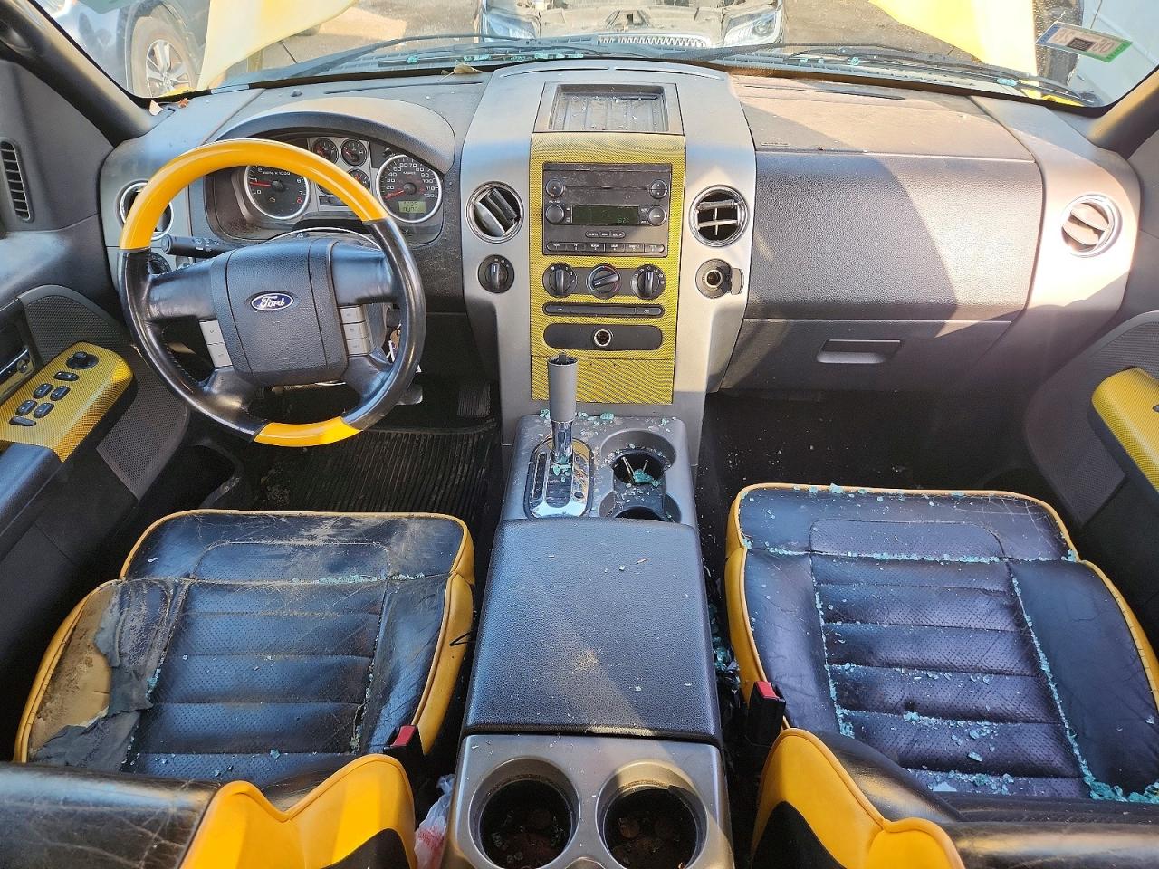 2004 Ford F150 Supercrew Yellow vin: 1FTPW14524KD58526