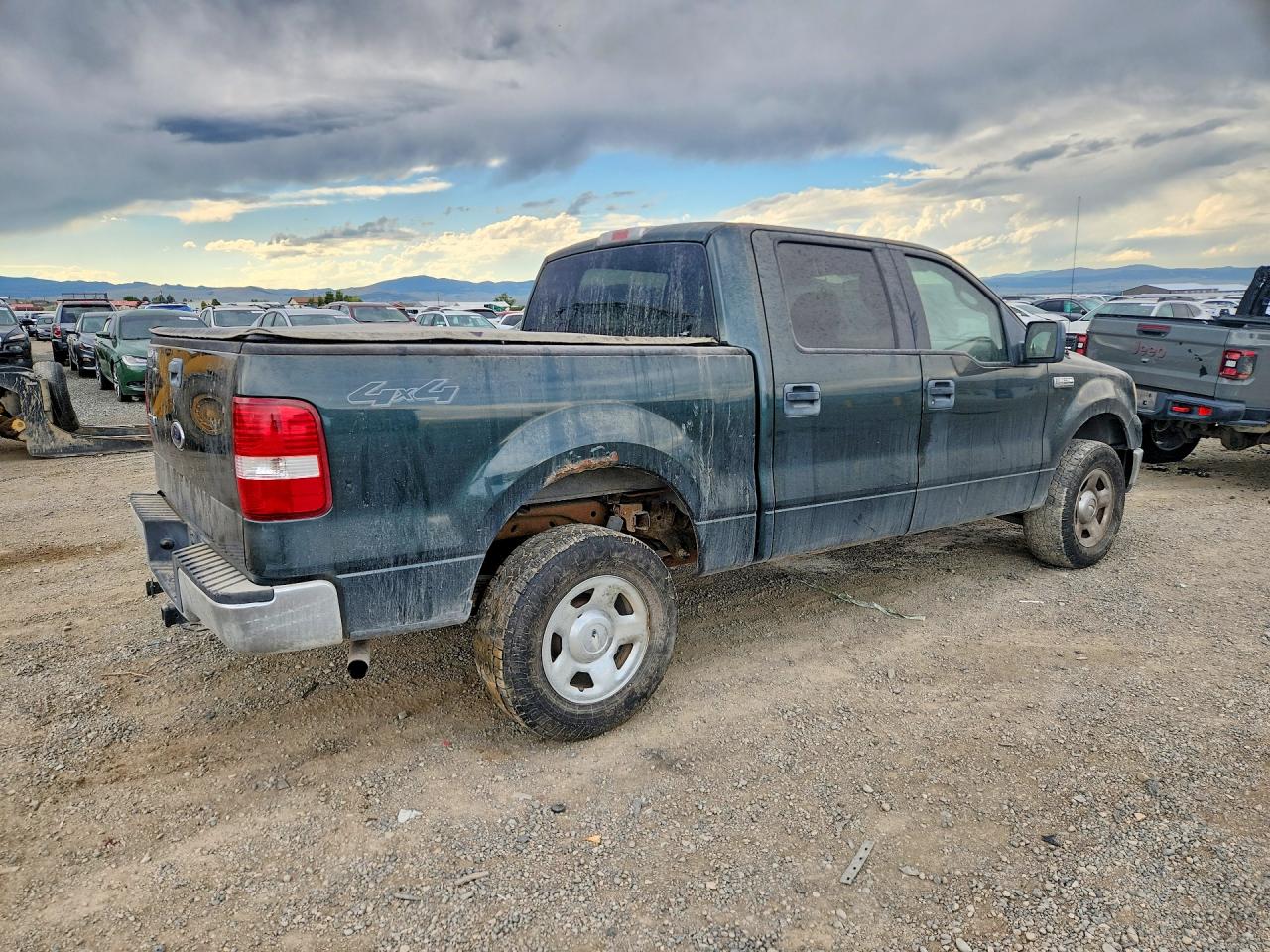2005 Ford F150 Supercrew Green vin: 1FTPW14525FA91379