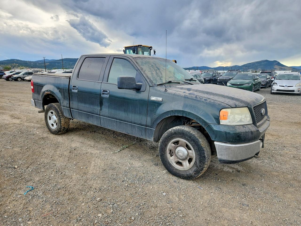 2005 Ford F150 Supercrew Green vin: 1FTPW14525FA91379