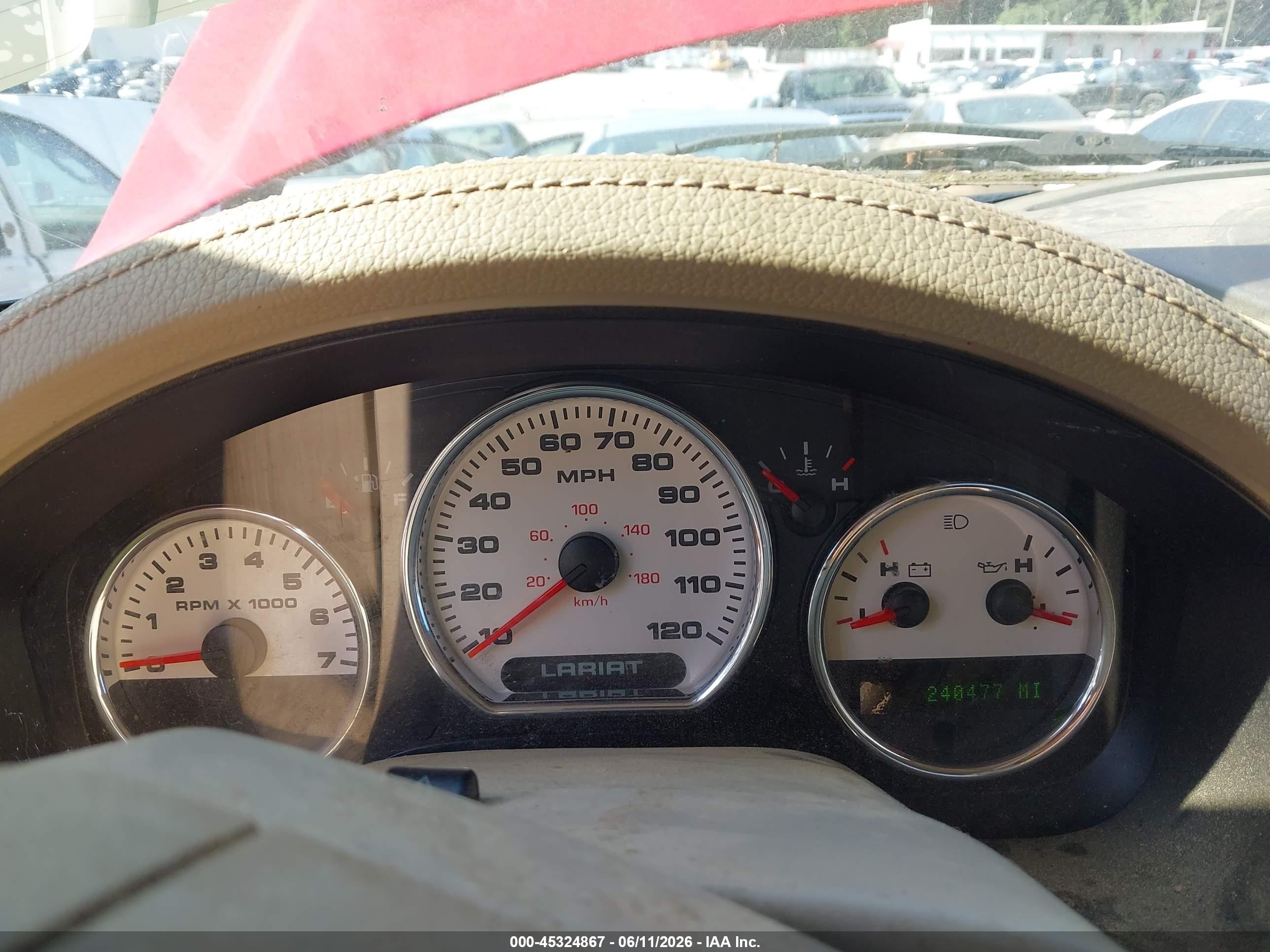 2005 Ford F-150 Fx4/lariat/xlt Red vin: 1FTPW14525KB82689