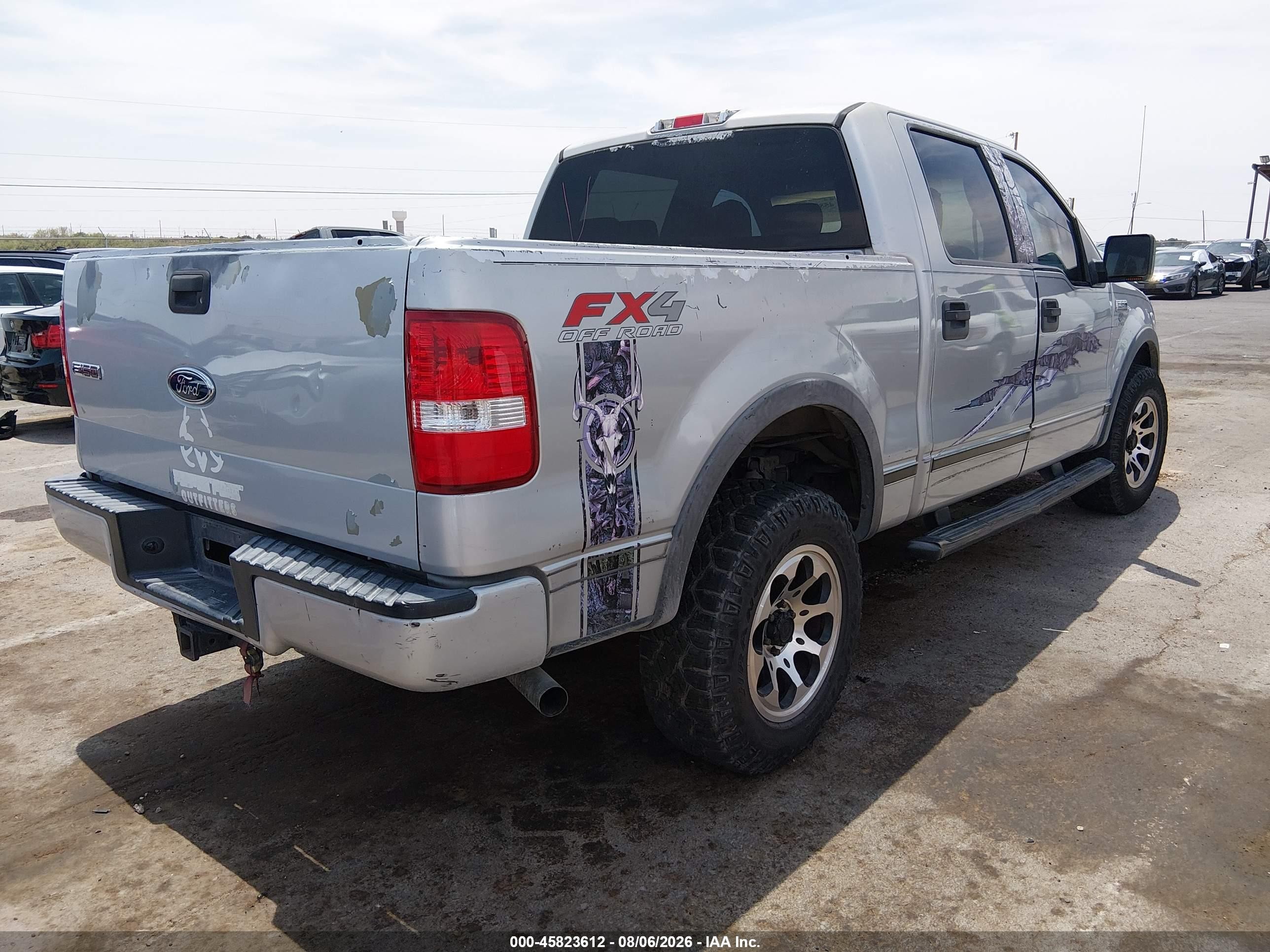 2005 Ford F-150 Fx4/lariat/xlt Silver vin: 1FTPW14525KC03315