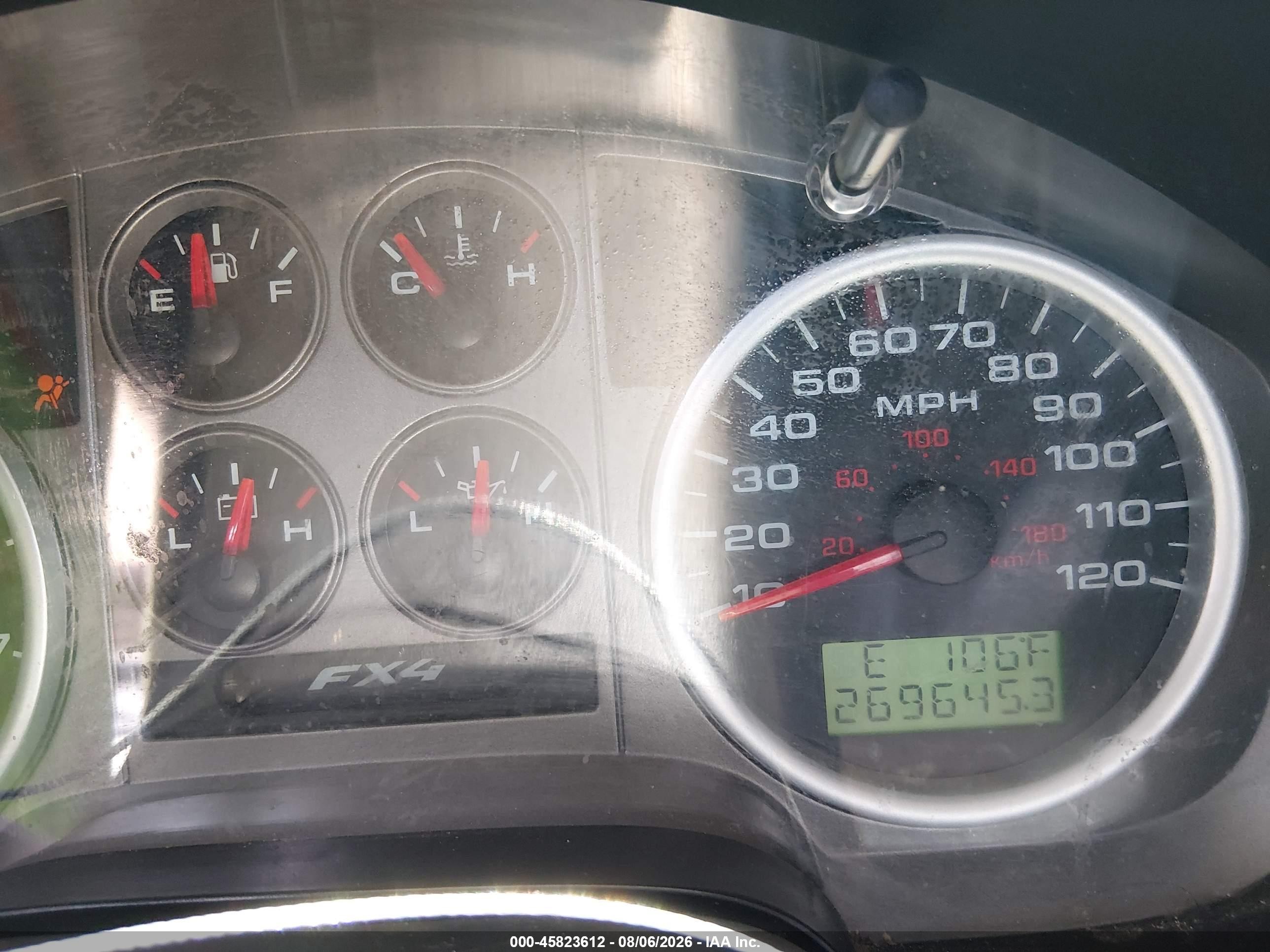 2005 Ford F-150 Fx4/lariat/xlt Silver vin: 1FTPW14525KC03315