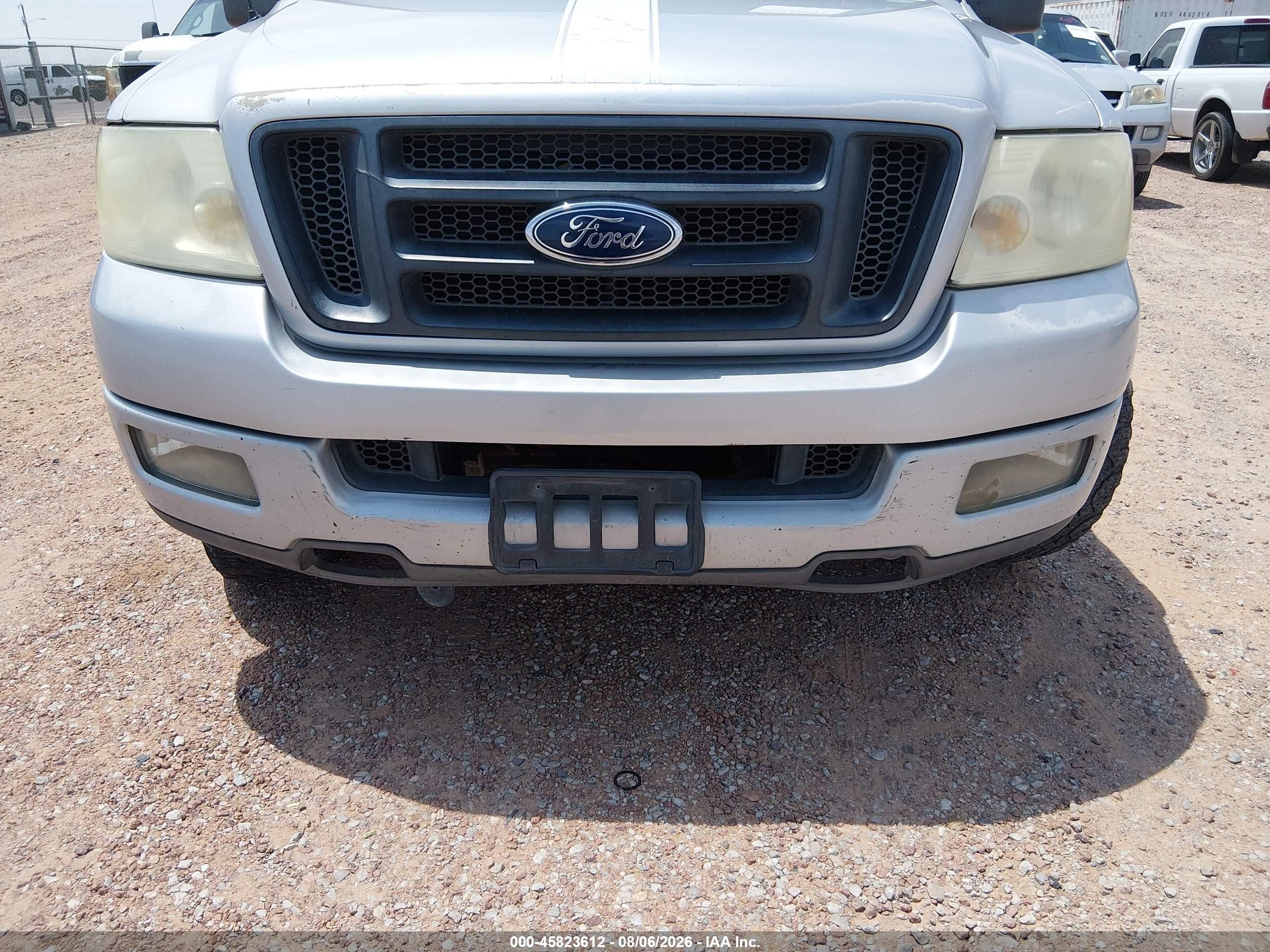 2005 Ford F-150 Fx4/lariat/xlt Silver vin: 1FTPW14525KC03315