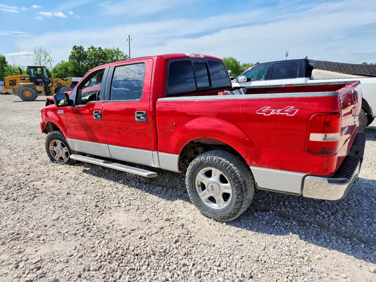 2005 Ford F150 Supercrew Красный vin: 1FTPW14525KC34872