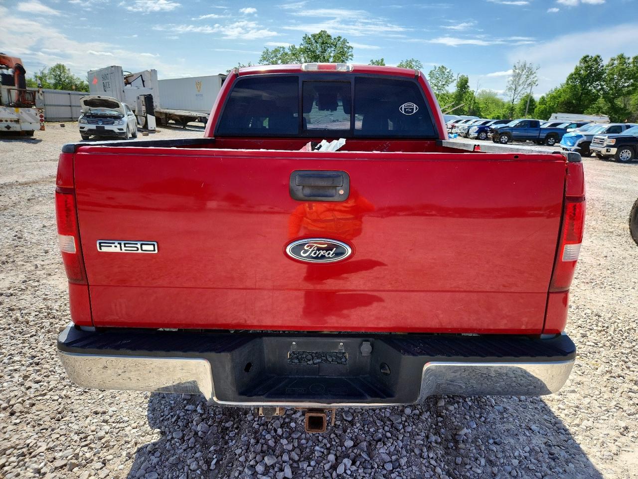 2005 Ford F150 Supercrew Красный vin: 1FTPW14525KC34872