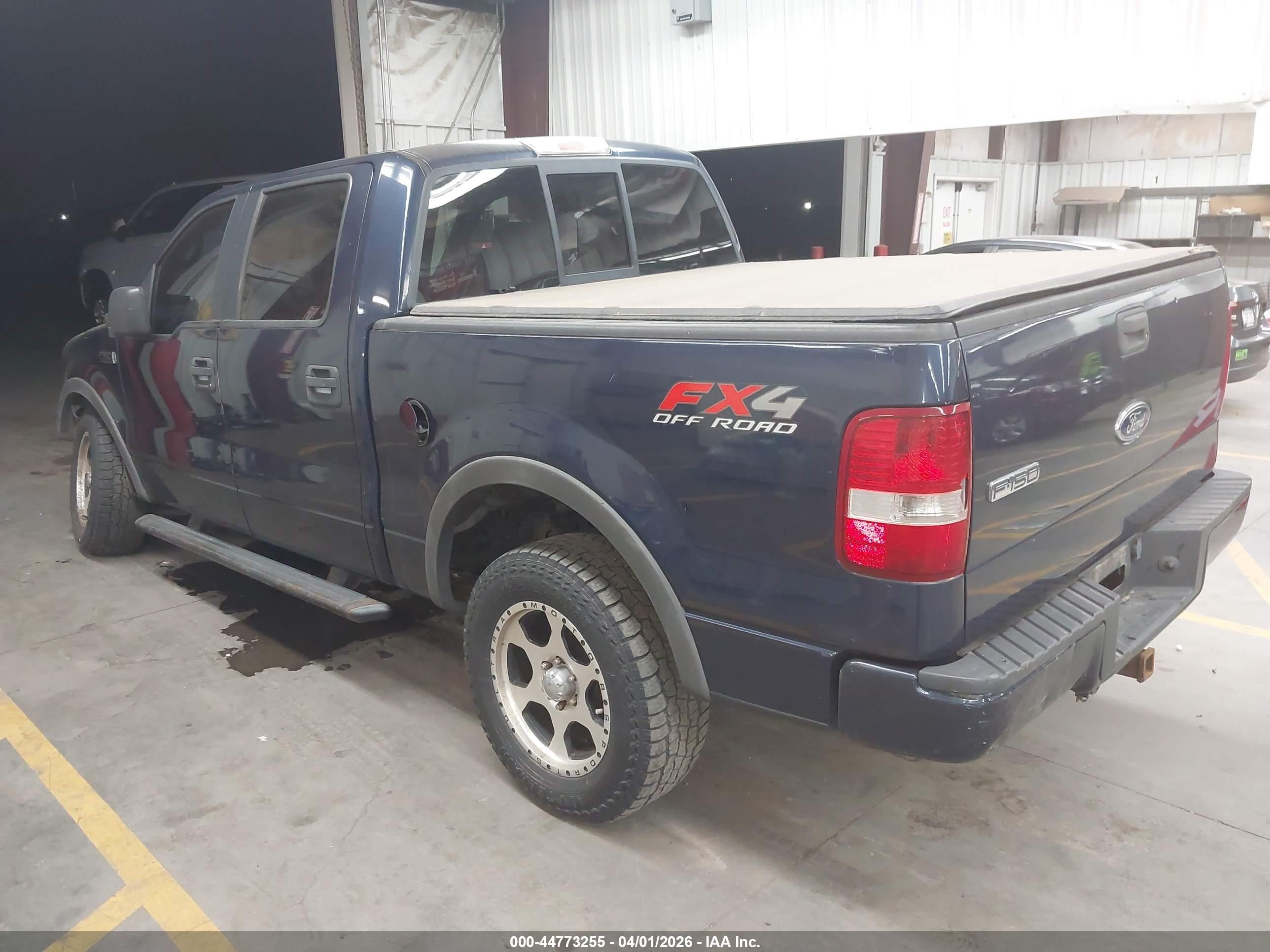 2005 Ford F-150 Fx4/lariat/xlt Blue vin: 1FTPW14525KC85241