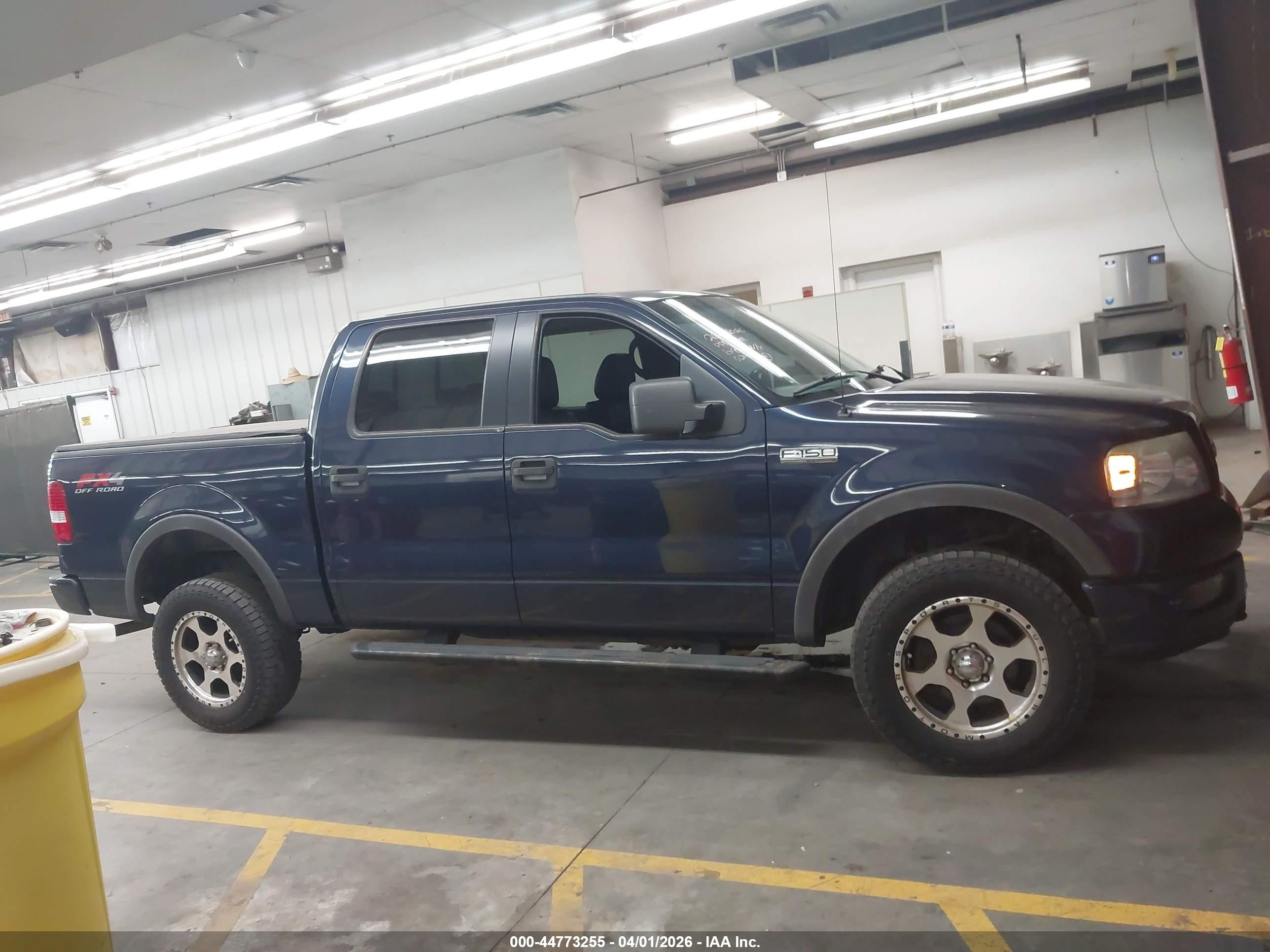2005 Ford F-150 Fx4/lariat/xlt Blue vin: 1FTPW14525KC85241